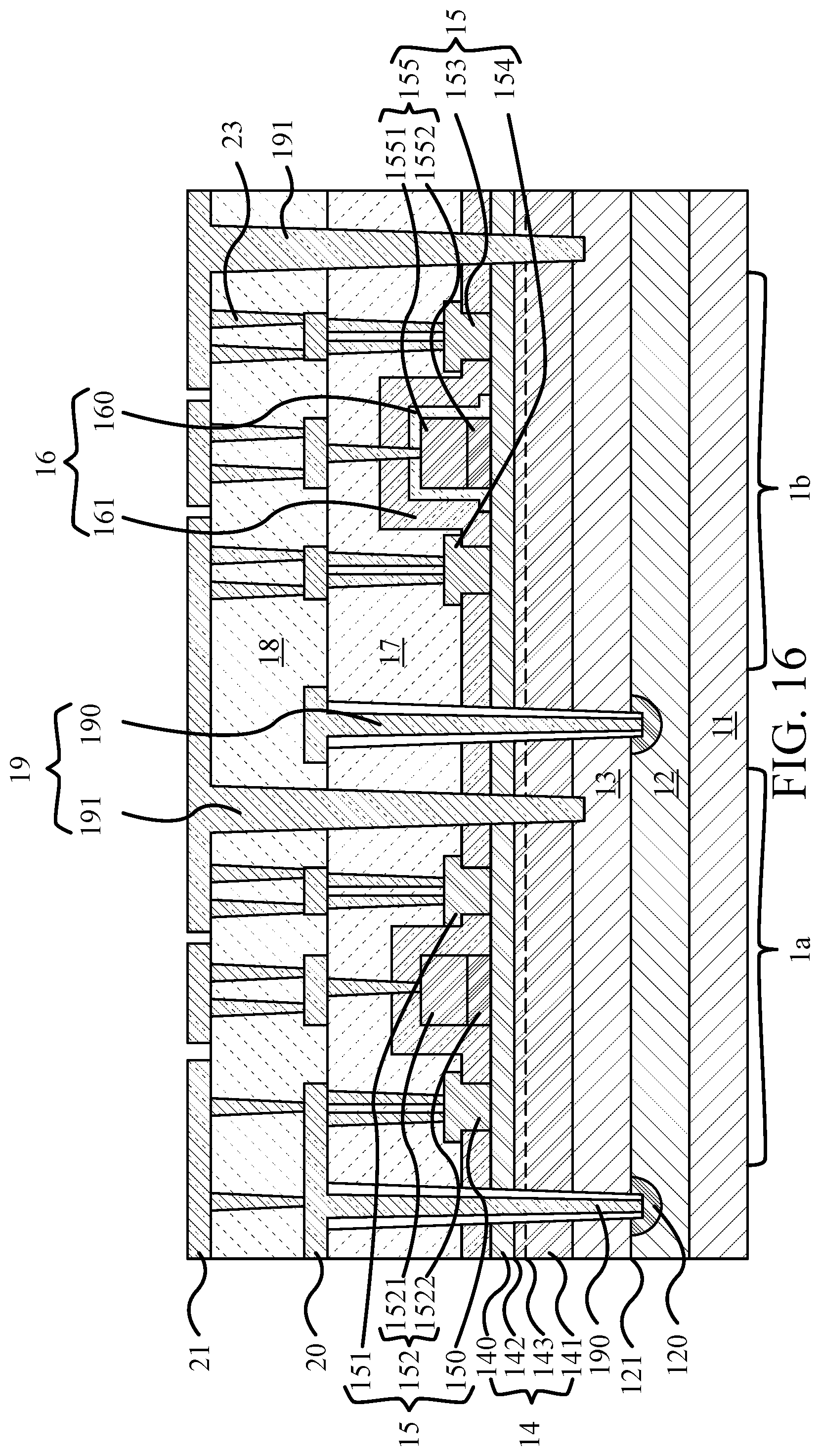 Patent US12563765 Figure 16 – Nitride-based semiconductor circuit and method for manufacturing the same