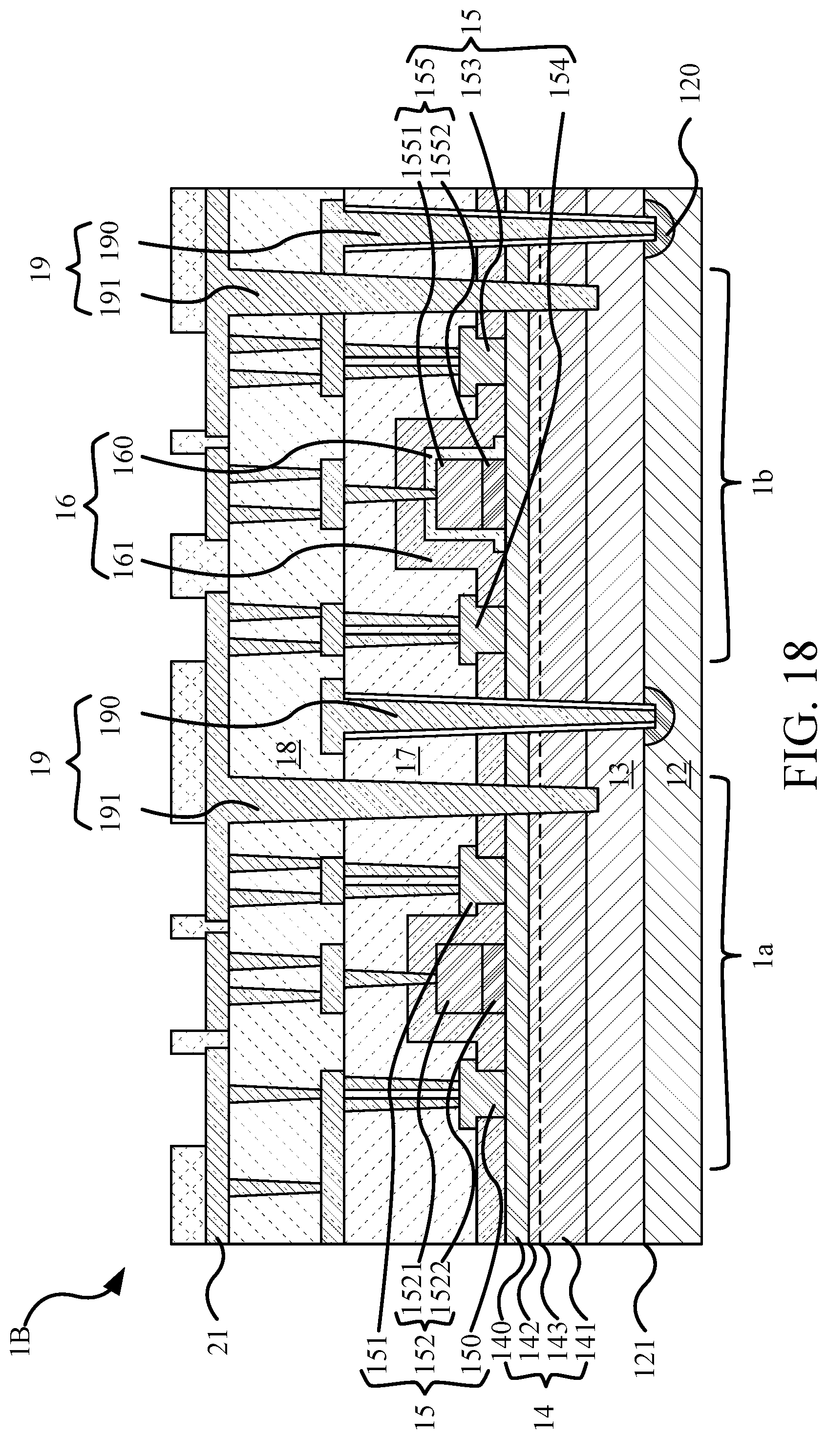 Patent US12563765 Figure 18 – Nitride-based semiconductor circuit and method for manufacturing the same