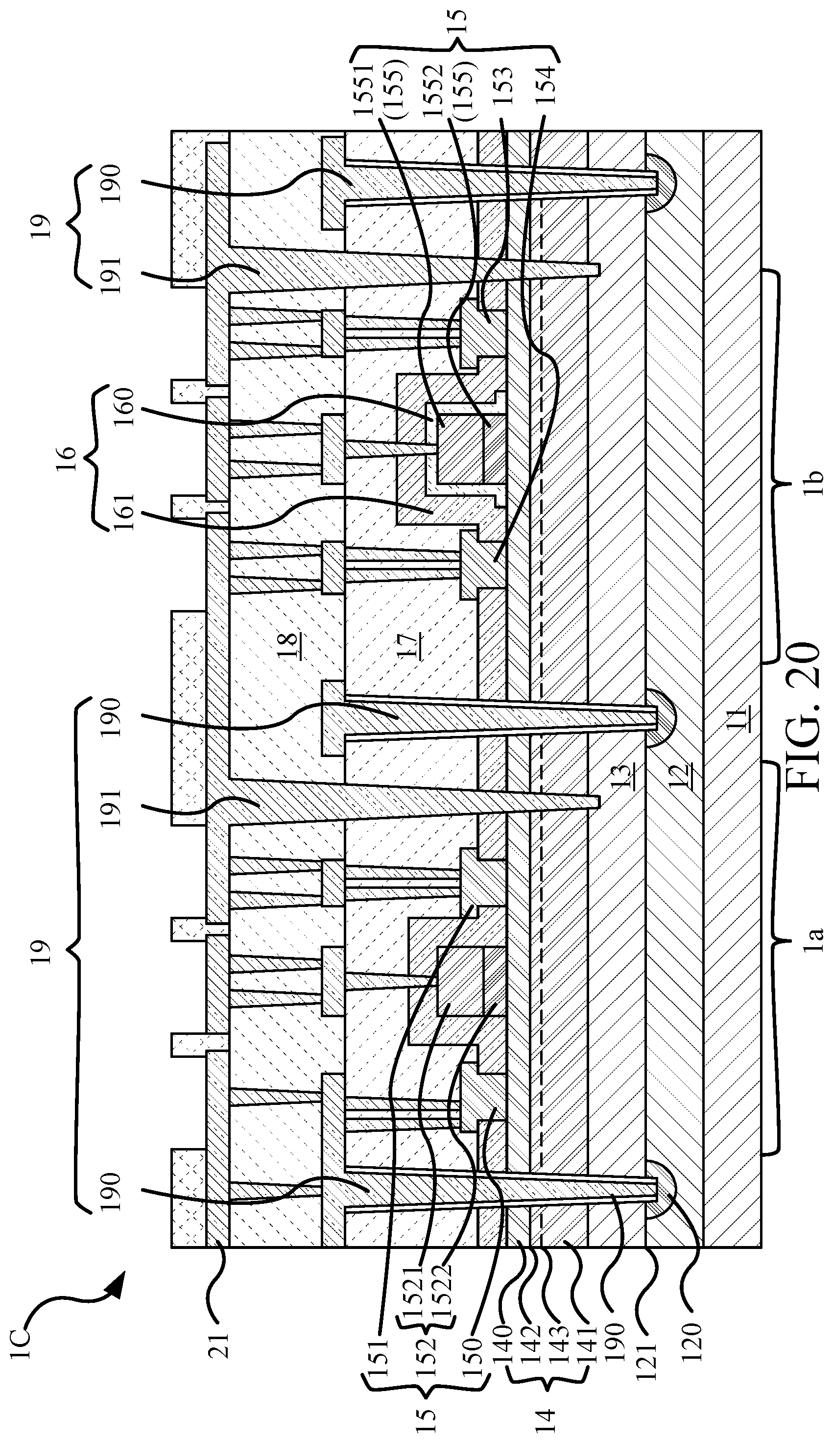 Patent US12563765 Figure 20 – Nitride-based semiconductor circuit and method for manufacturing the same