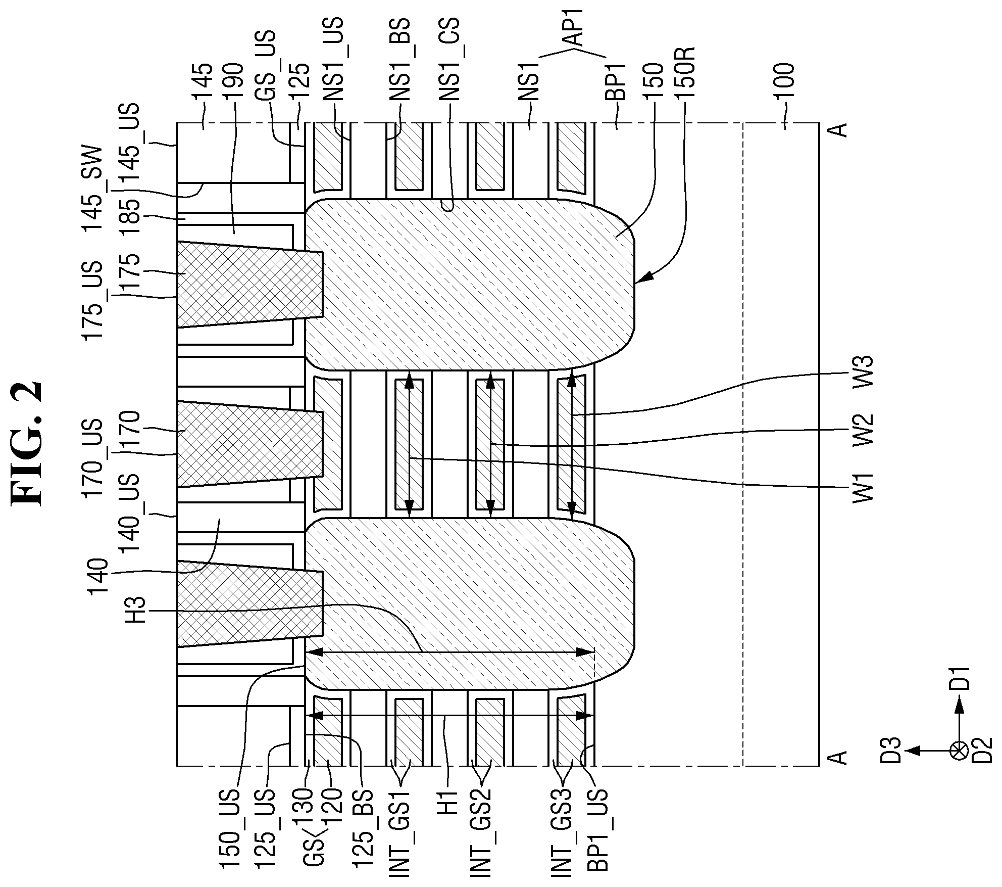Patent US12563809 Figure 2 – Semiconductor device and method for manufacturing the same