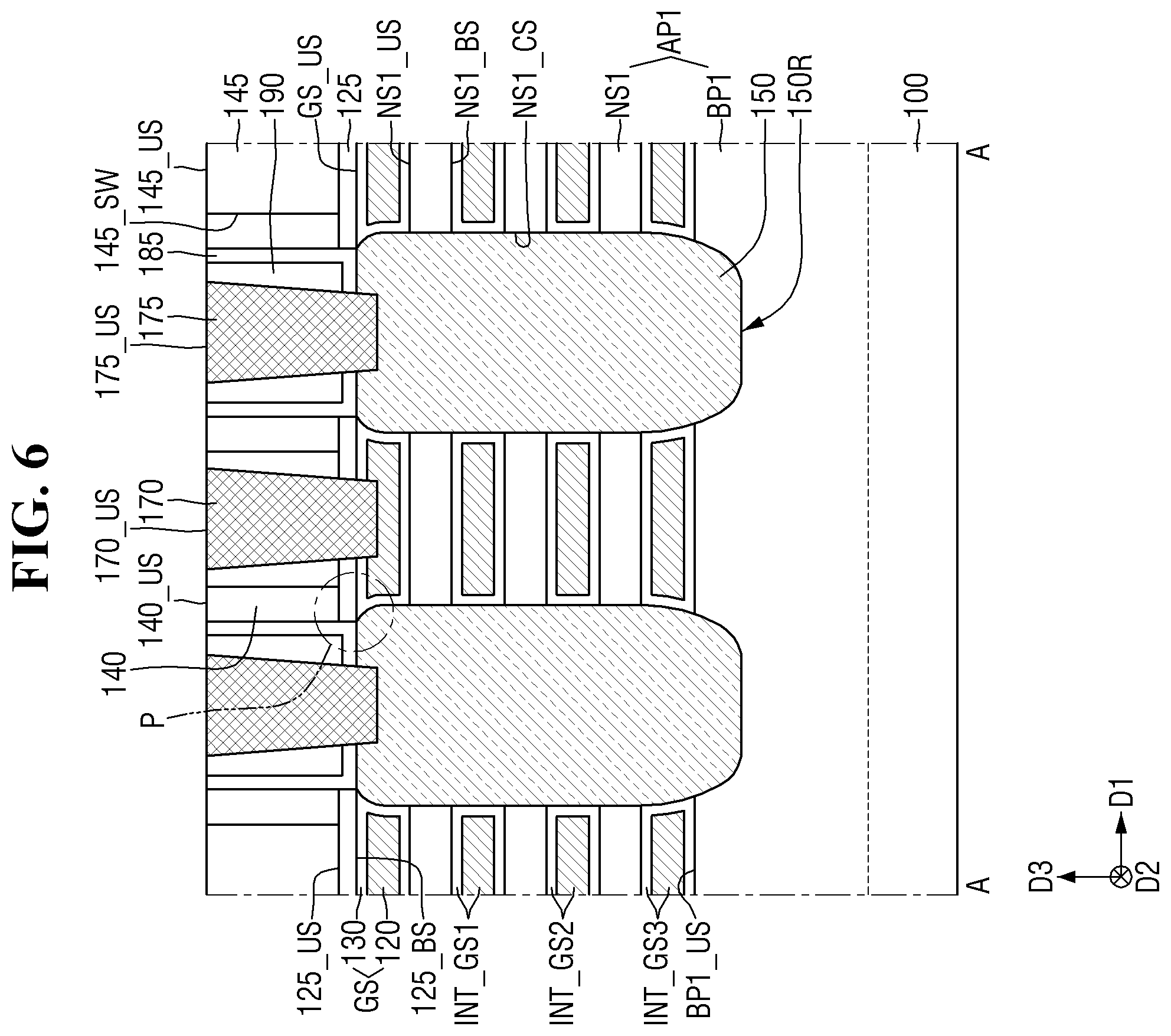 Patent US12563809 Figure 6 – Semiconductor device and method for manufacturing the same