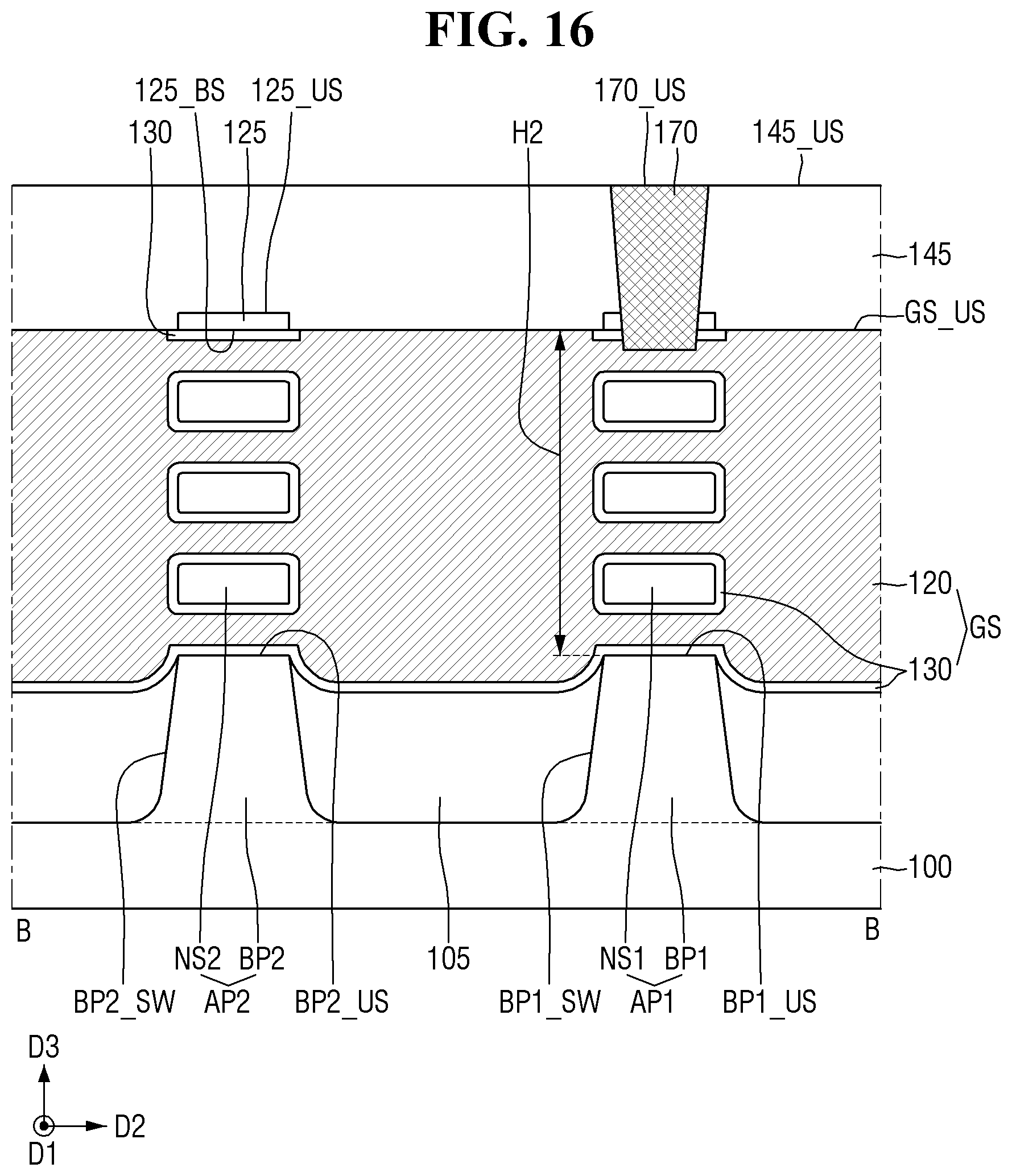 Patent US12563809 Figure 16 – Semiconductor device and method for manufacturing the same