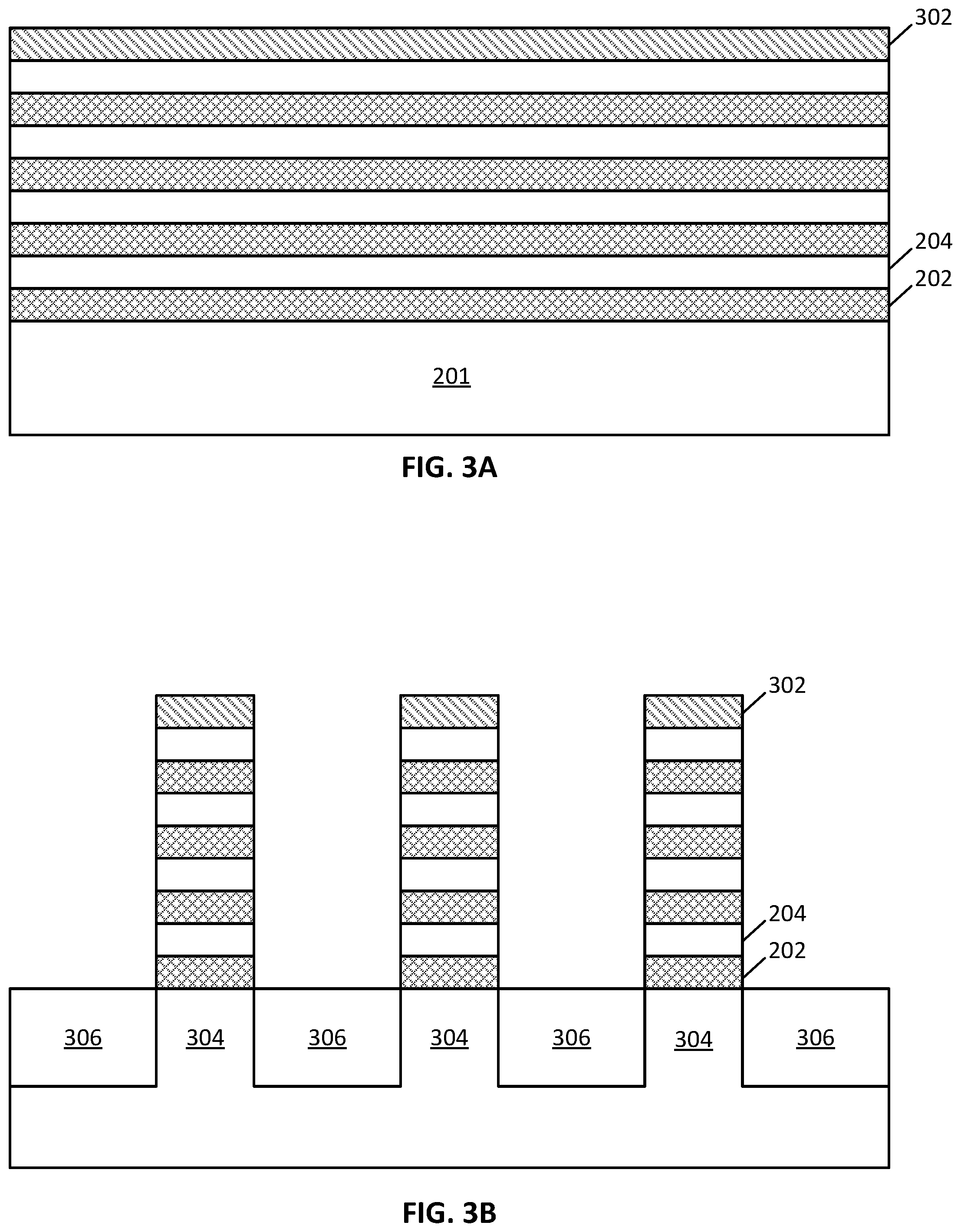 Patent US12563810 Figure 3 – Selective backside recessing of source and drain regions