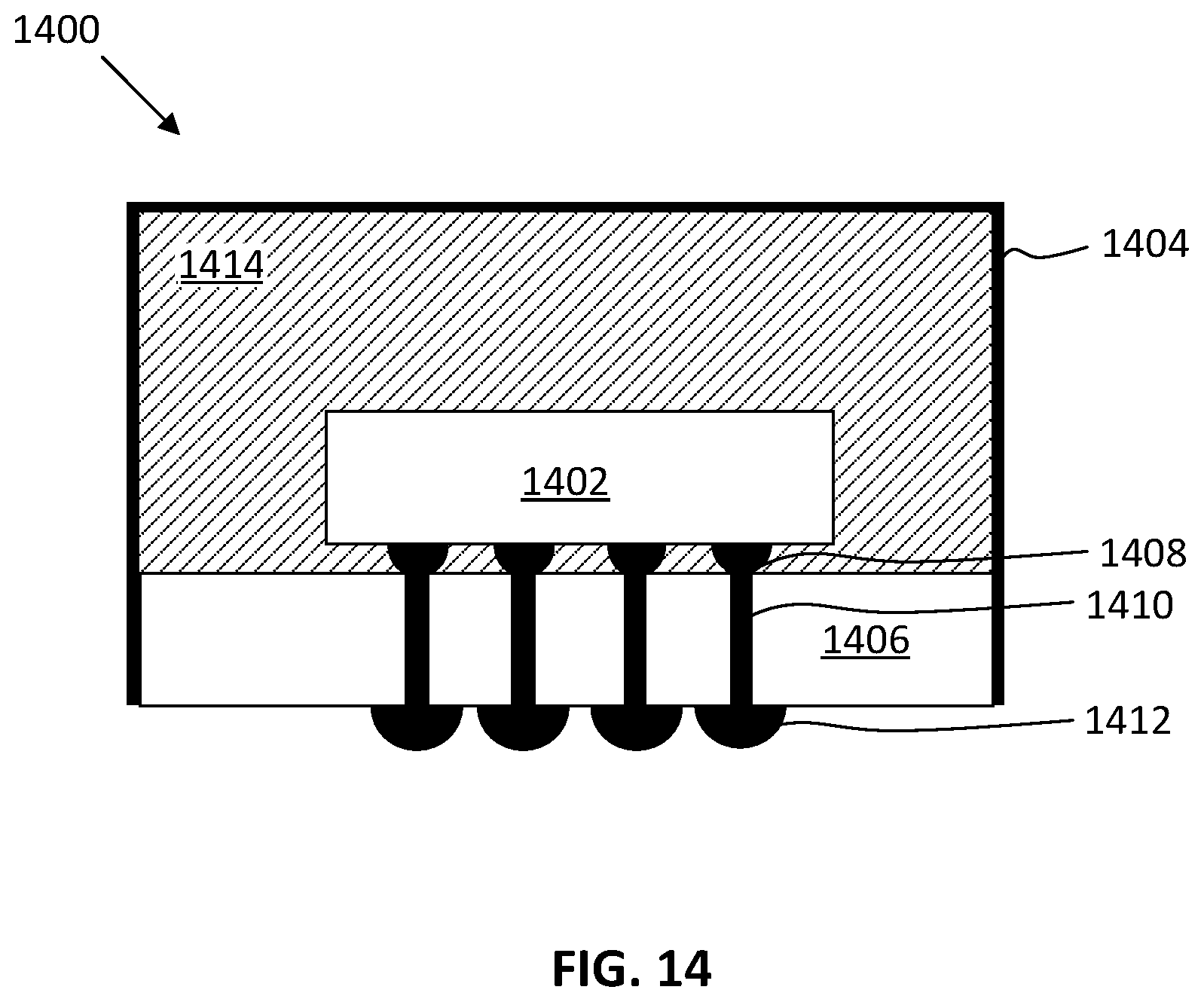 Patent US12563810 Figure 14 – Selective backside recessing of source and drain regions
