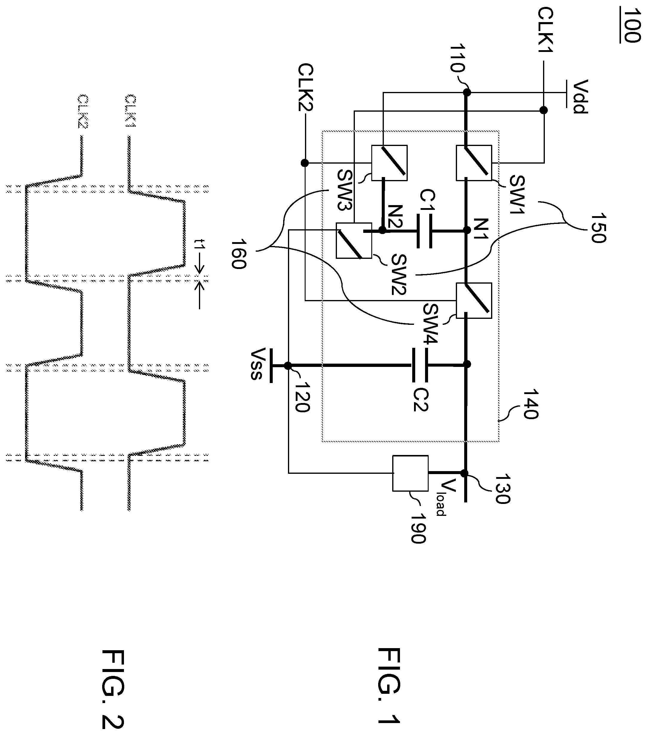 Patent US12563823 Figure 1 – Device with a high efficiency voltage multiplier