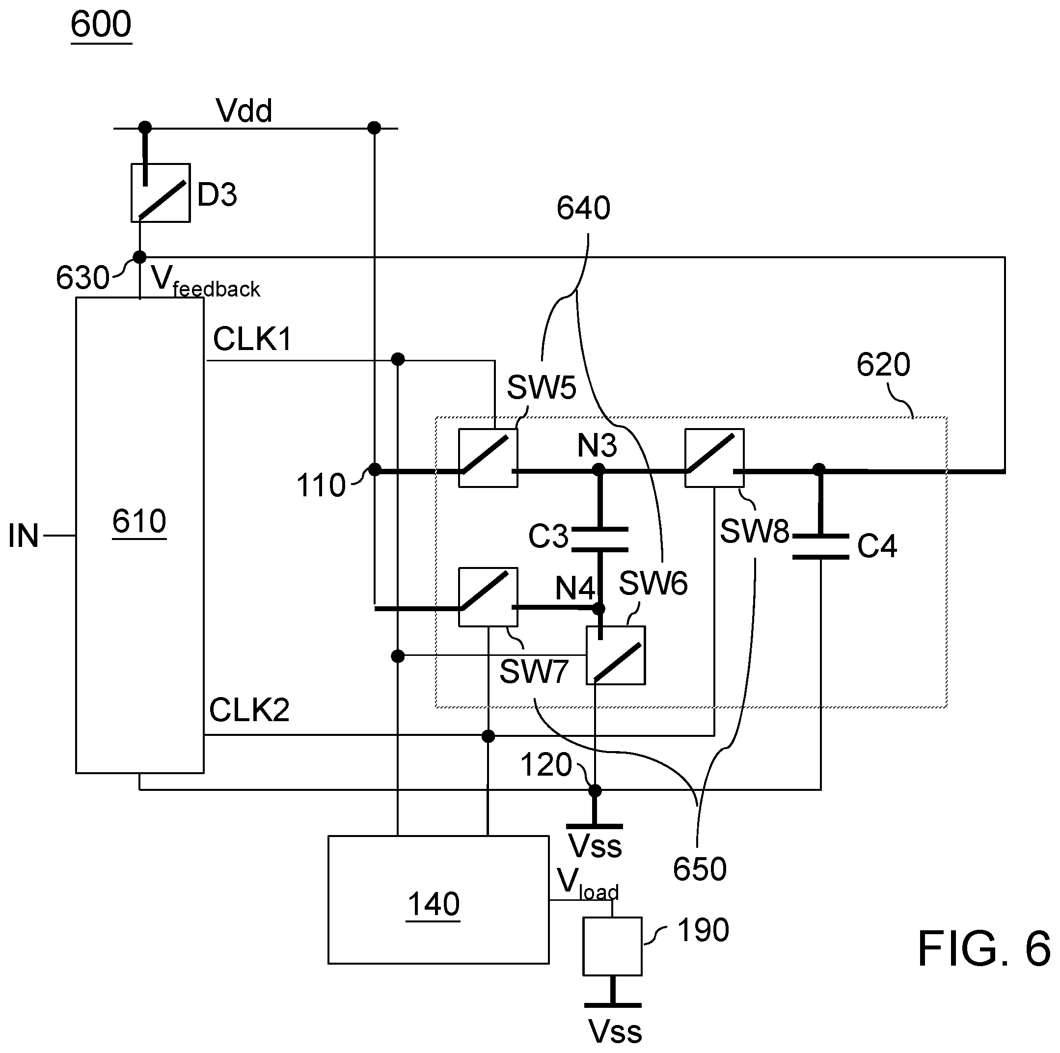 Patent US12563823 Figure 4 – Device with a high efficiency voltage multiplier