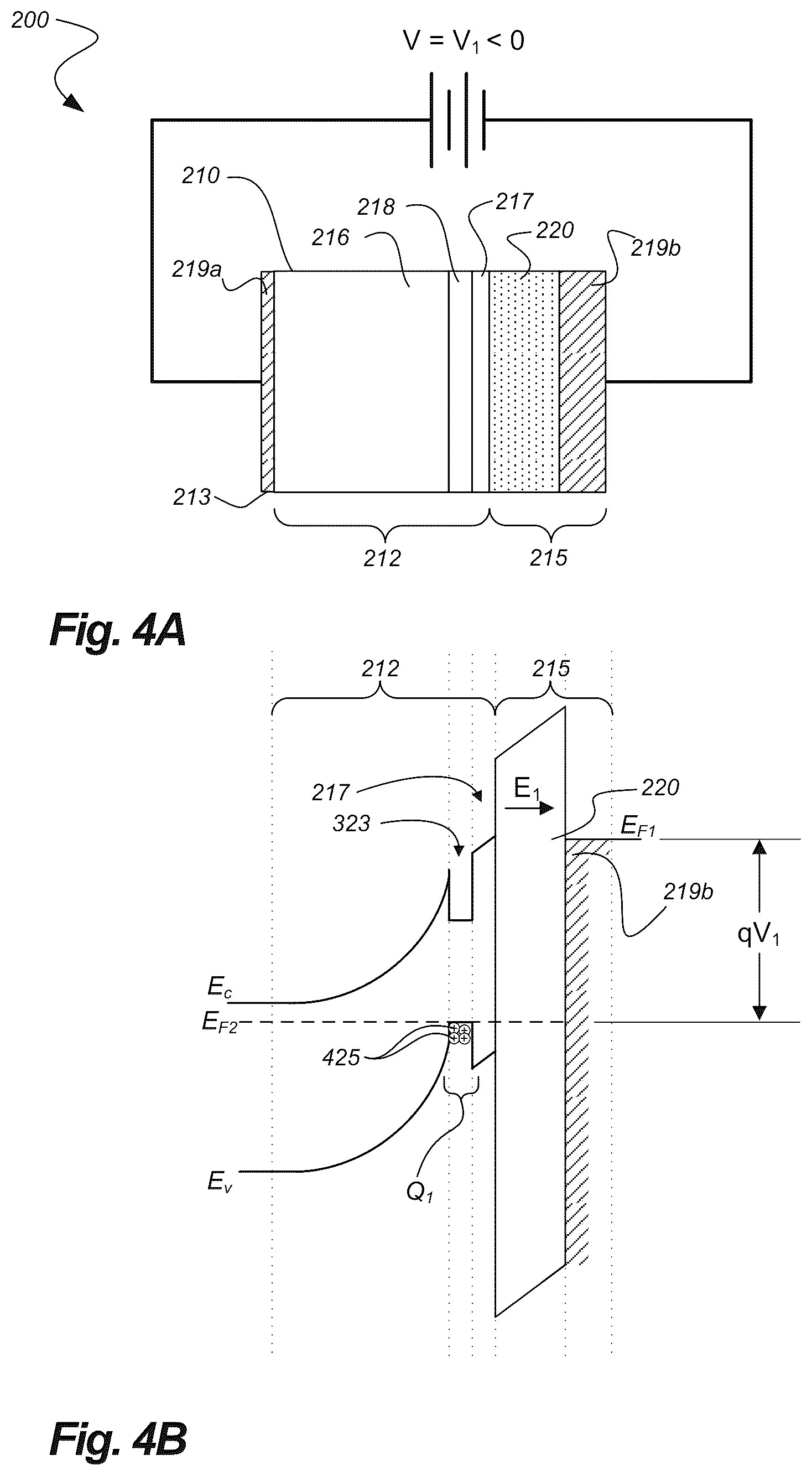 Patent US12563864 Figure 4 – Light-emitting metal-oxide-semiconductor devices and associated systems, devices, and methods