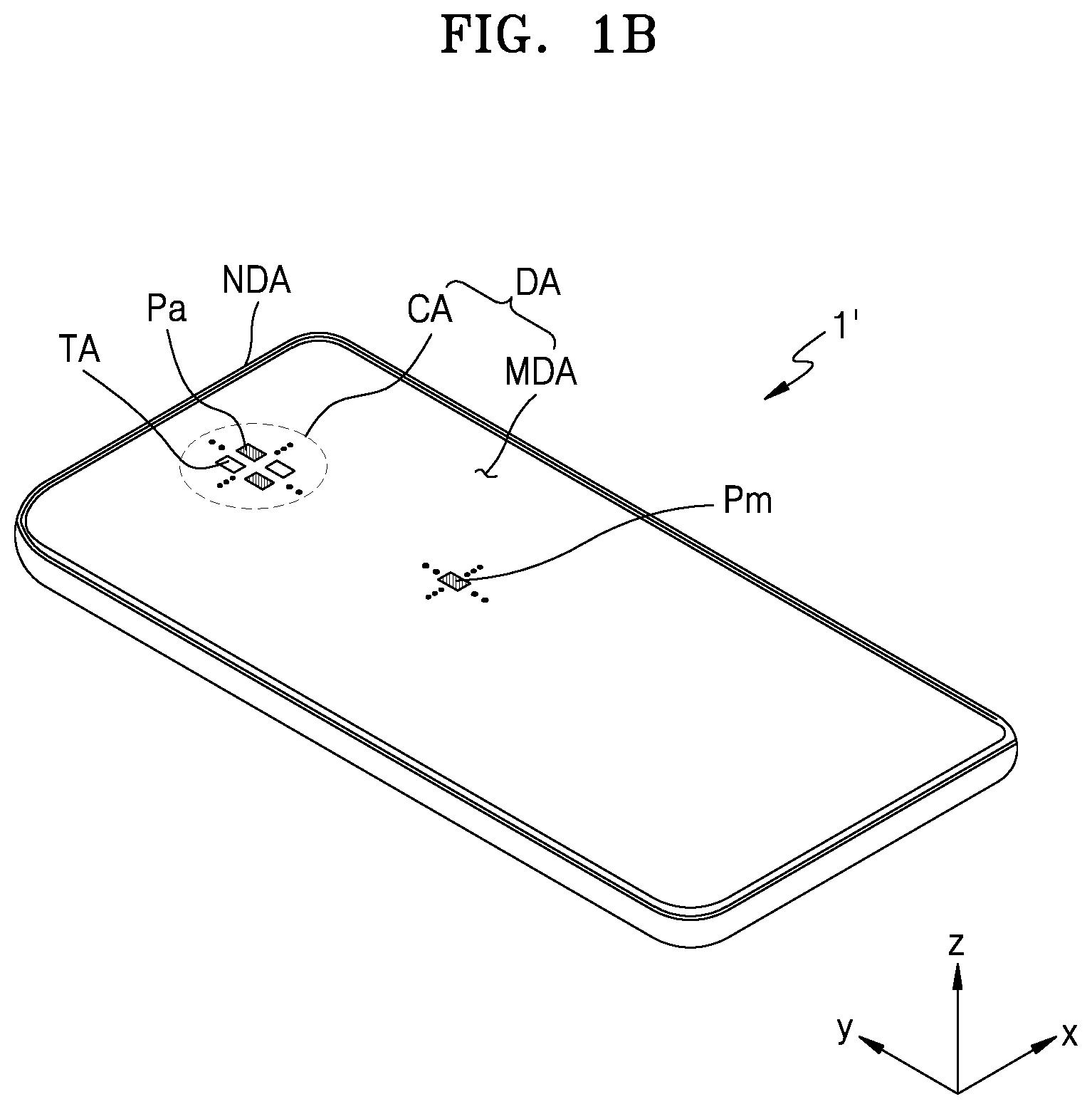 Patent US12563913 Figure 2 – Display apparatus capable of displaying an image in a component area