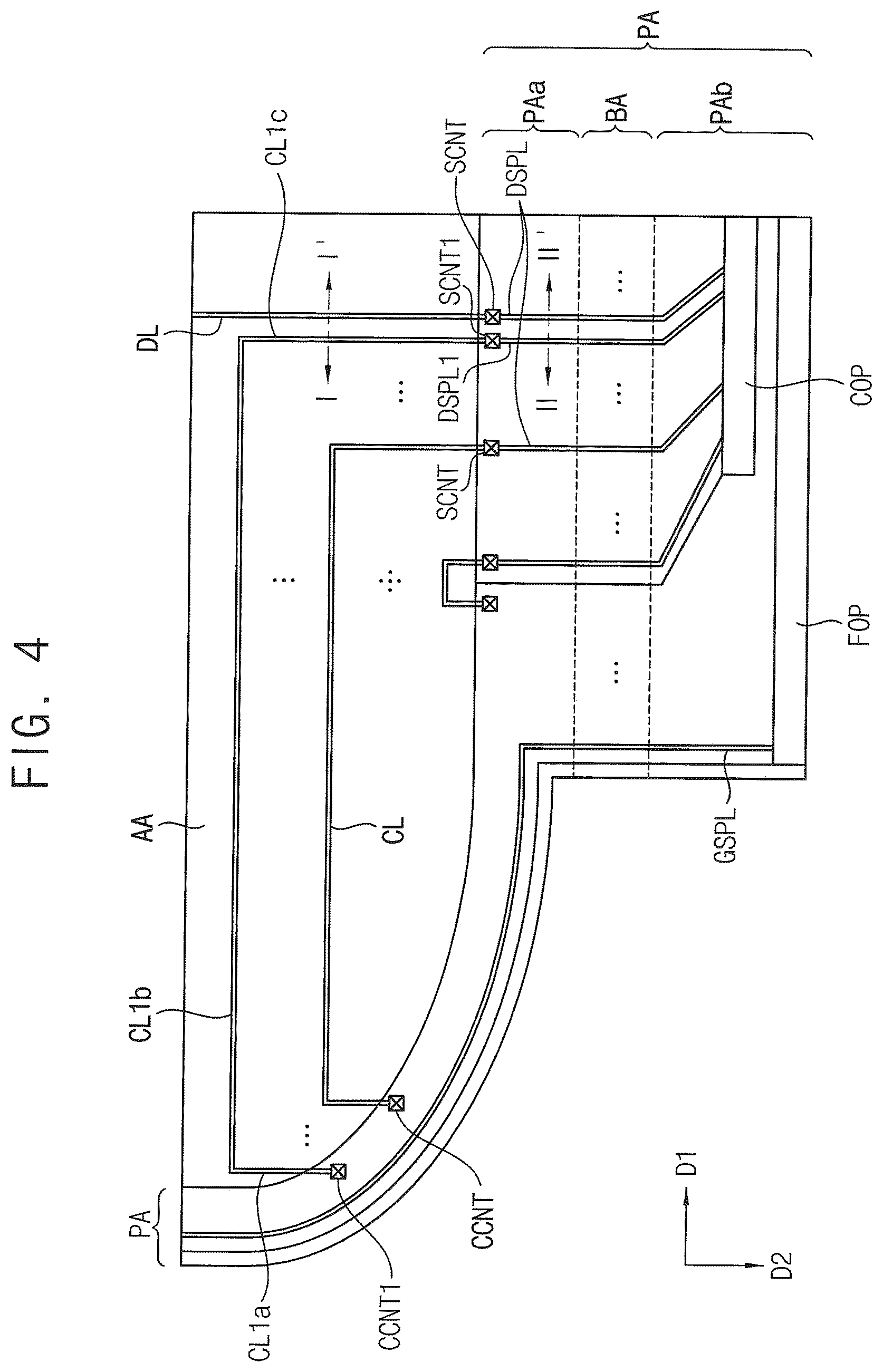 Patent US12563933 Figure 4 – Display apparatus