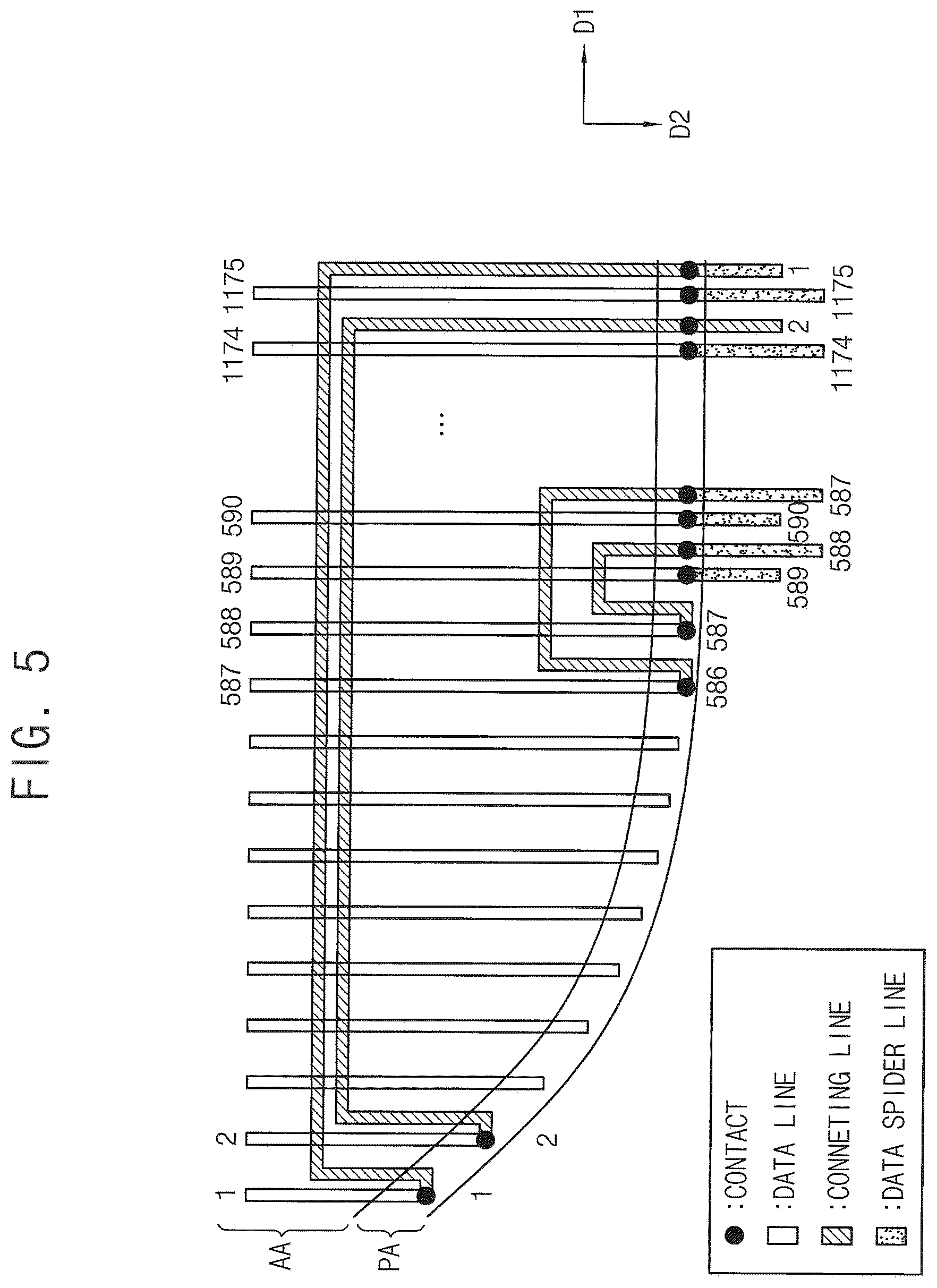 Patent US12563933 Figure 5 – Display apparatus