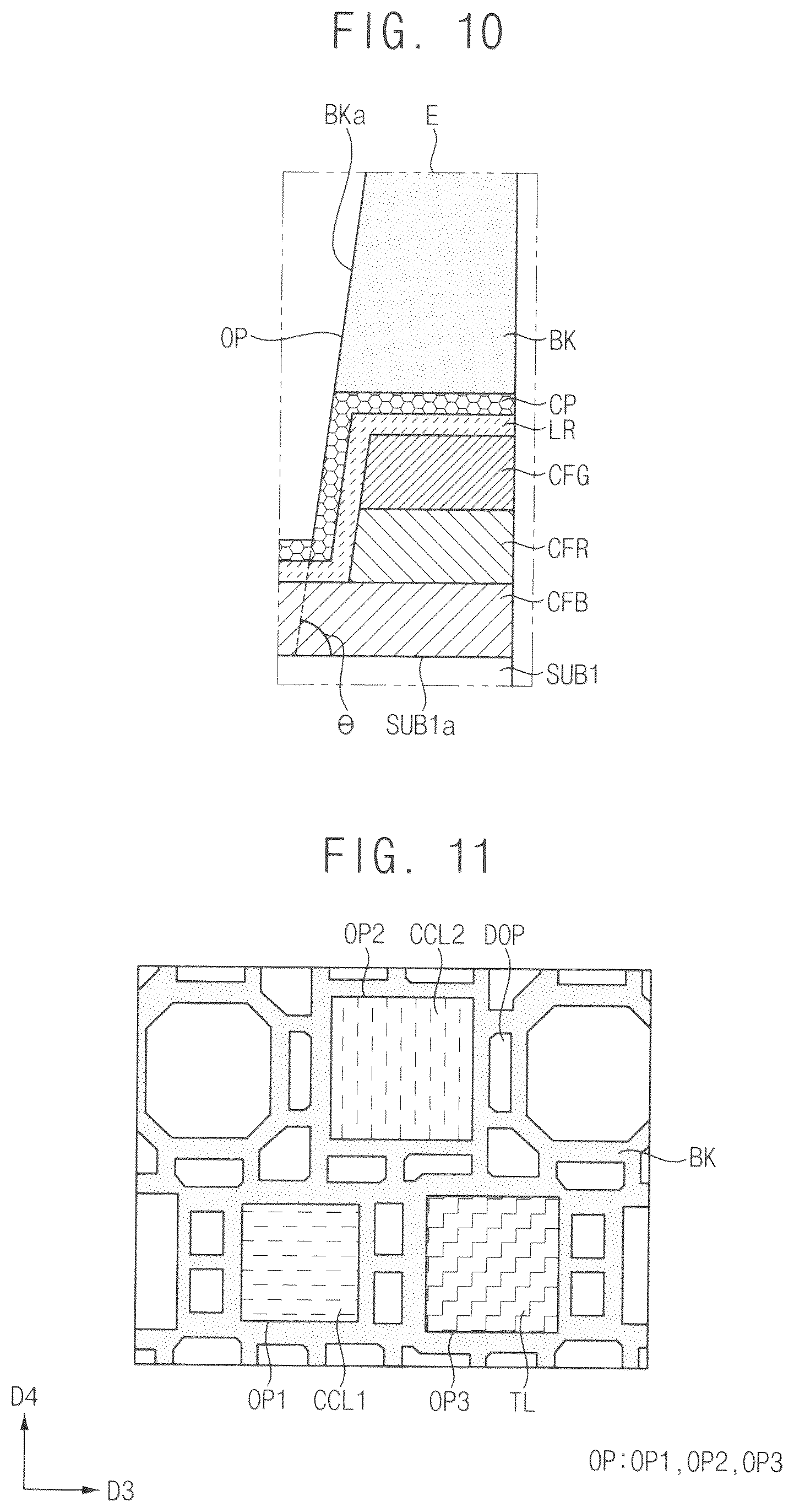 Patent US12563941 Figure 8 – Color conversion substrate, display device including the same, and method of manufacturing color conversion substrate