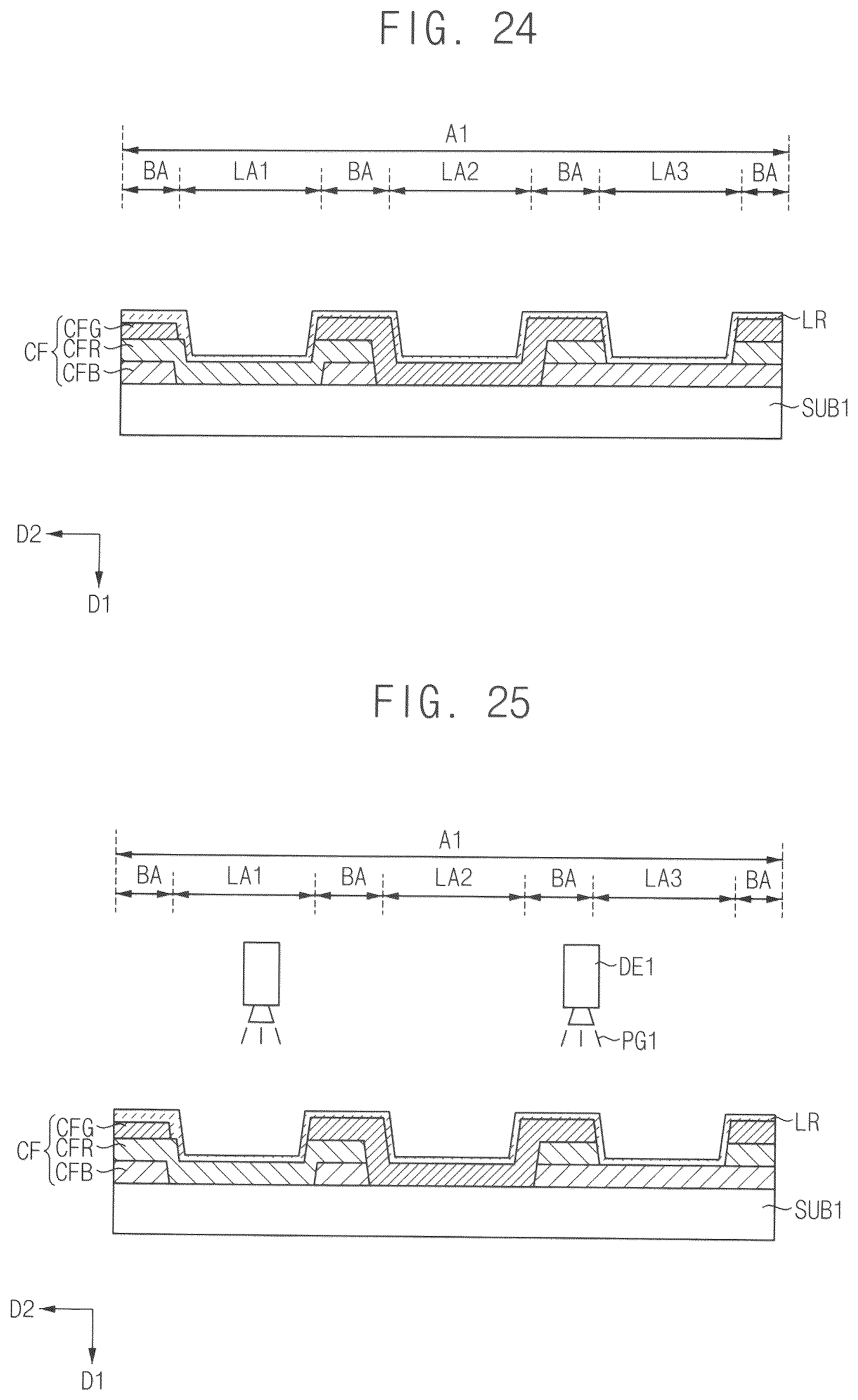 Patent US12563941 Figure 15 – Color conversion substrate, display device including the same, and method of manufacturing color conversion substrate