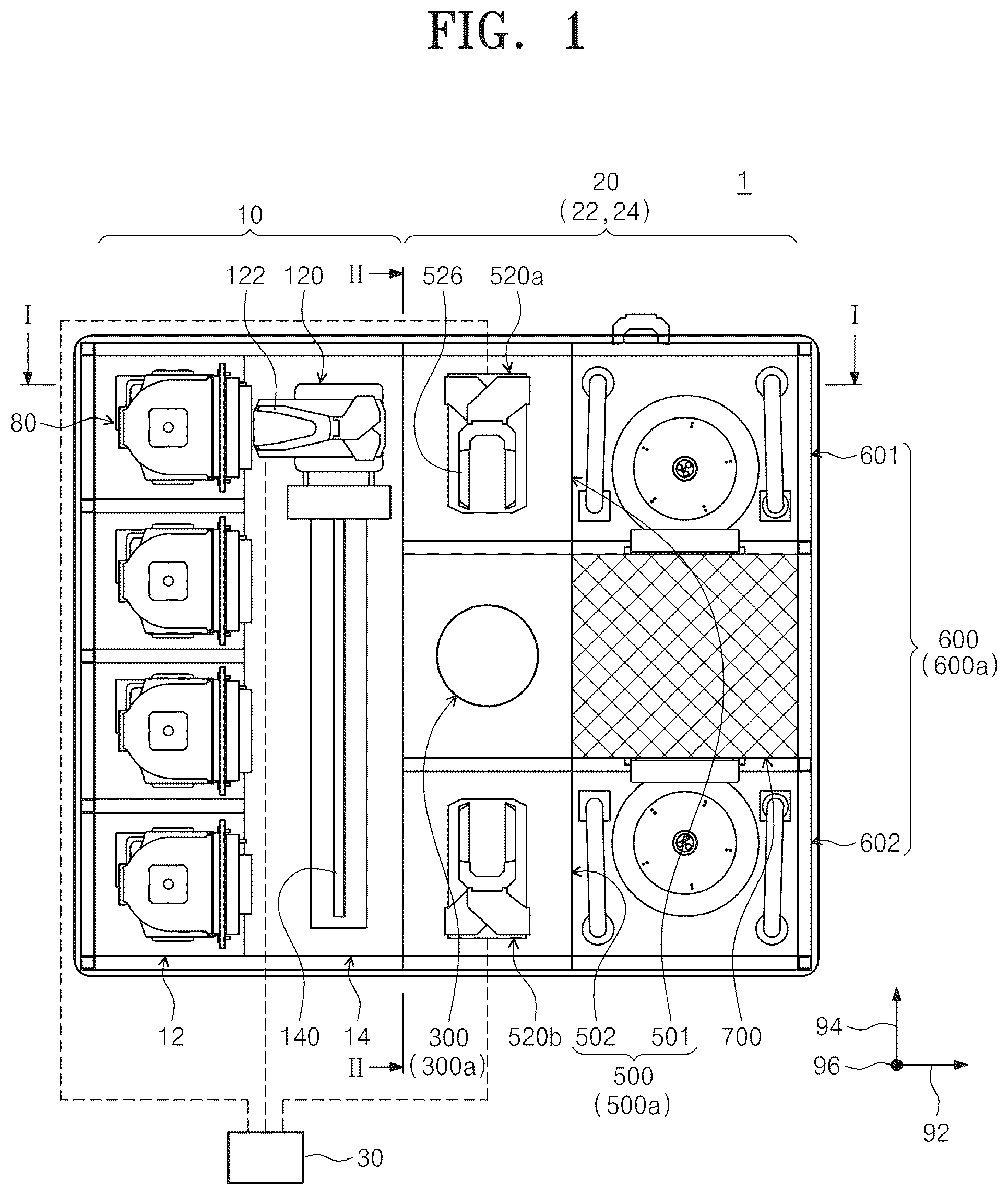 Patent US12564000 Figure 1 – Apparatus and method for treating a substrate