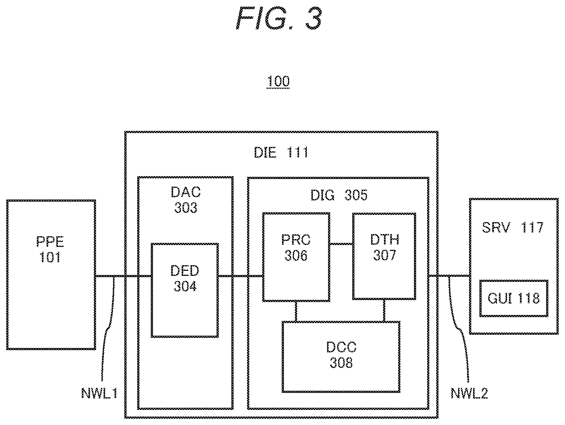 Patent US12564002 Figure 3 – Diagnostic device, semiconductor manufacturing equipment system, semiconductor equipment manufacturing system, and diagnostic method