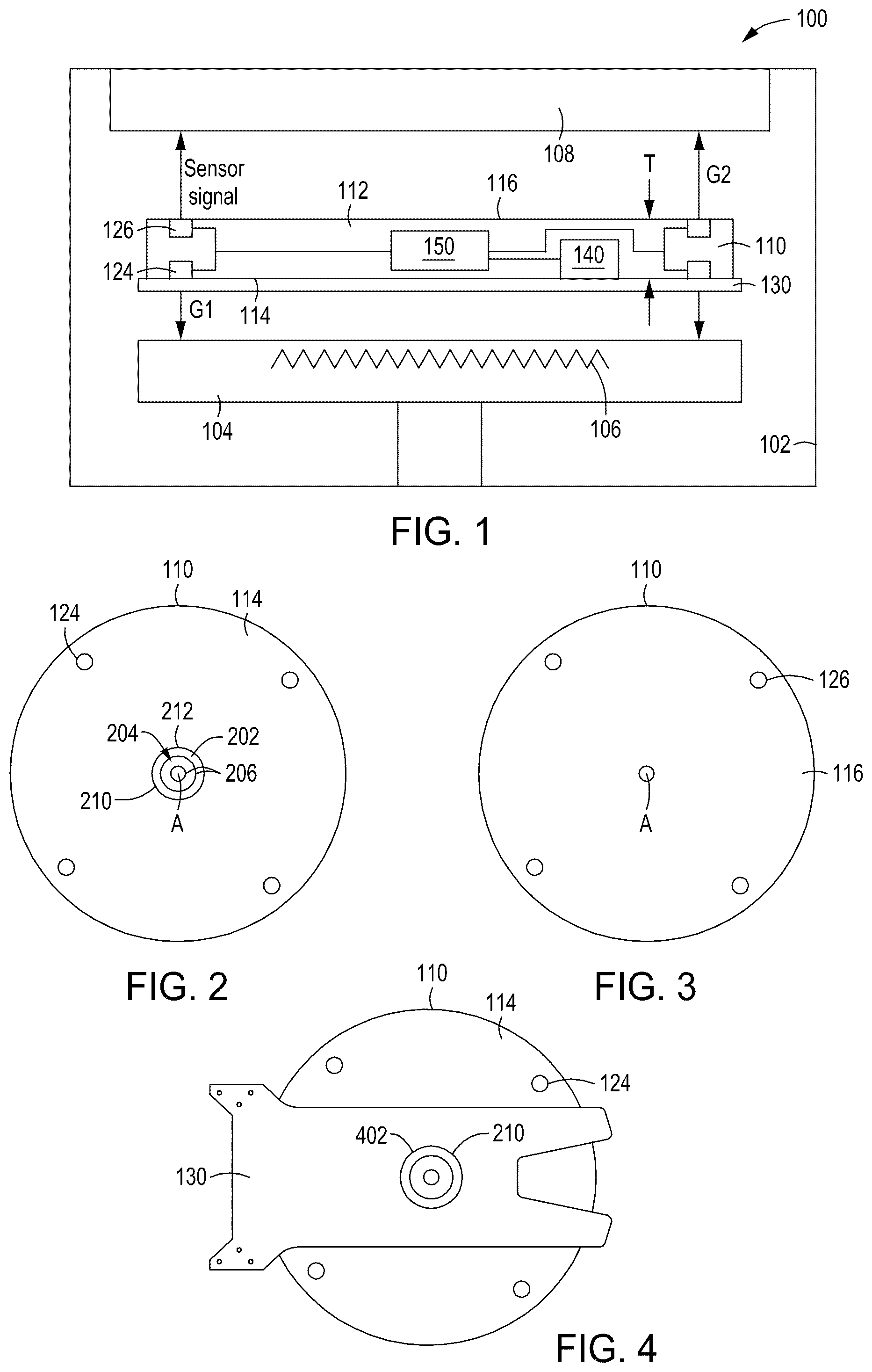 Patent US12564004 — Methods, systems, and apparatus for measuring a gap between a support surface for a substrate and an opposing upper surface of a processing chamber — Figure 1