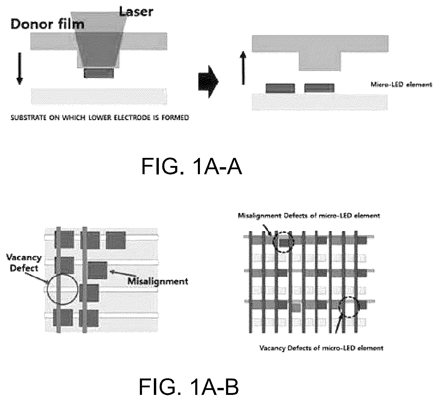Patent US12564005 — Ultra-thin transfer film of ultra-thin LED element for manufacturing ultra-thin LED electrode assembly using laser-assisted multi-chip transfer printing, ultra-thin LED electrode assembly, and manufacturing method thereof — Figure 1