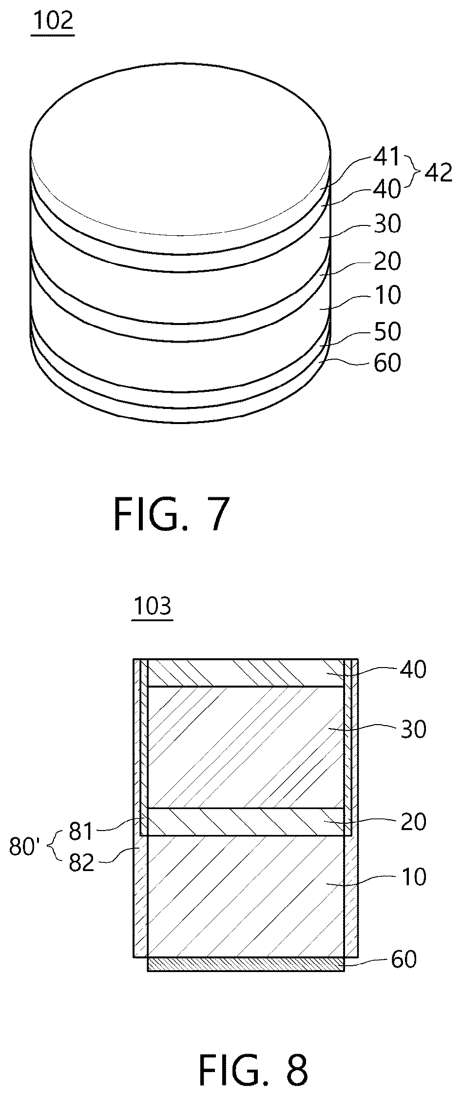 Patent US12564005 Figure 8 – Ultra-thin transfer film of ultra-thin LED element for manufacturing ultra-thin LED electrode assembly using laser-assisted multi-chip transfer printing, ultra-thin LED electrode assembly, and manufacturing method thereof