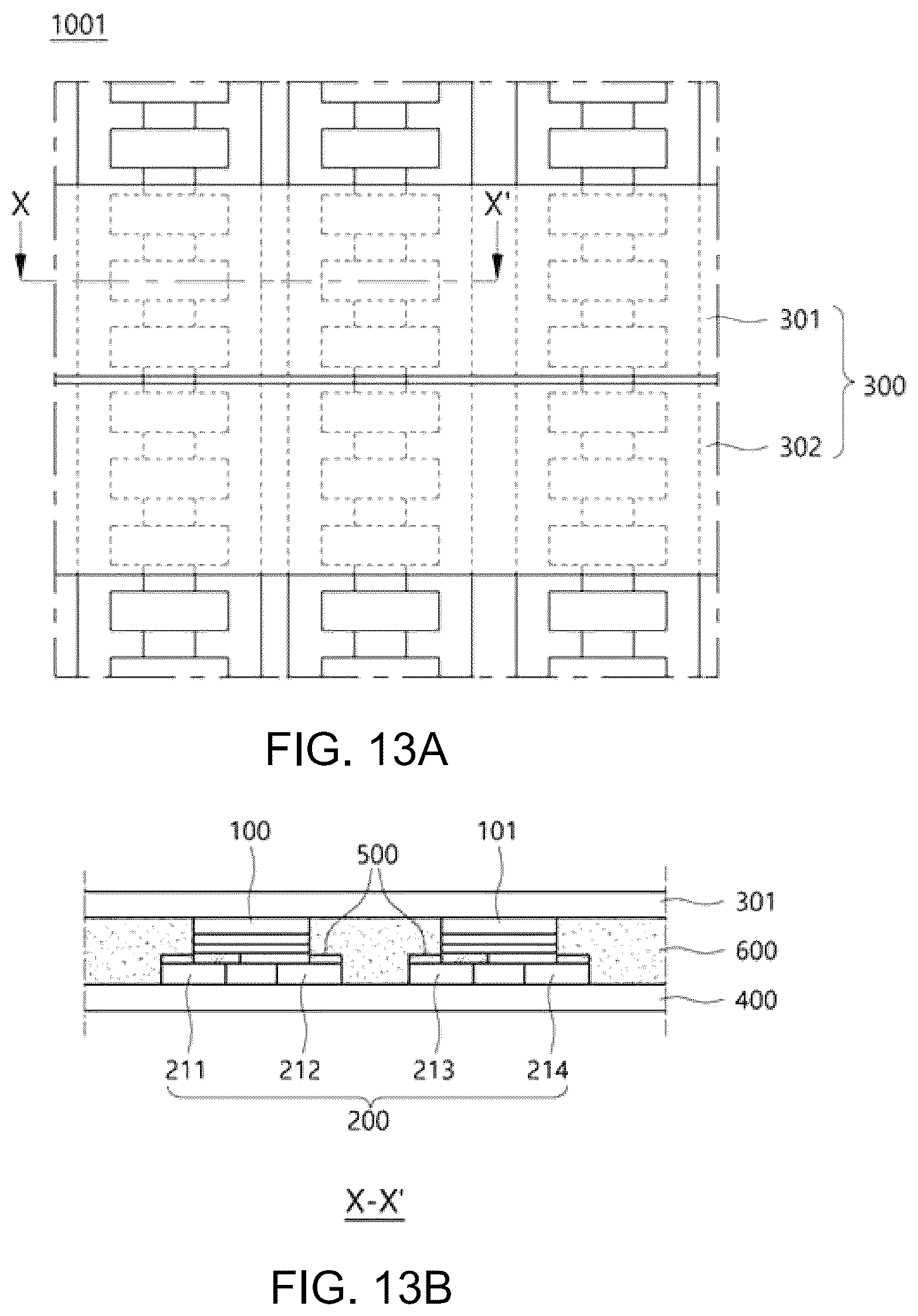 Patent US12564005 Figure 13 – Ultra-thin transfer film of ultra-thin LED element for manufacturing ultra-thin LED electrode assembly using laser-assisted multi-chip transfer printing, ultra-thin LED electrode assembly, and manufacturing method thereof