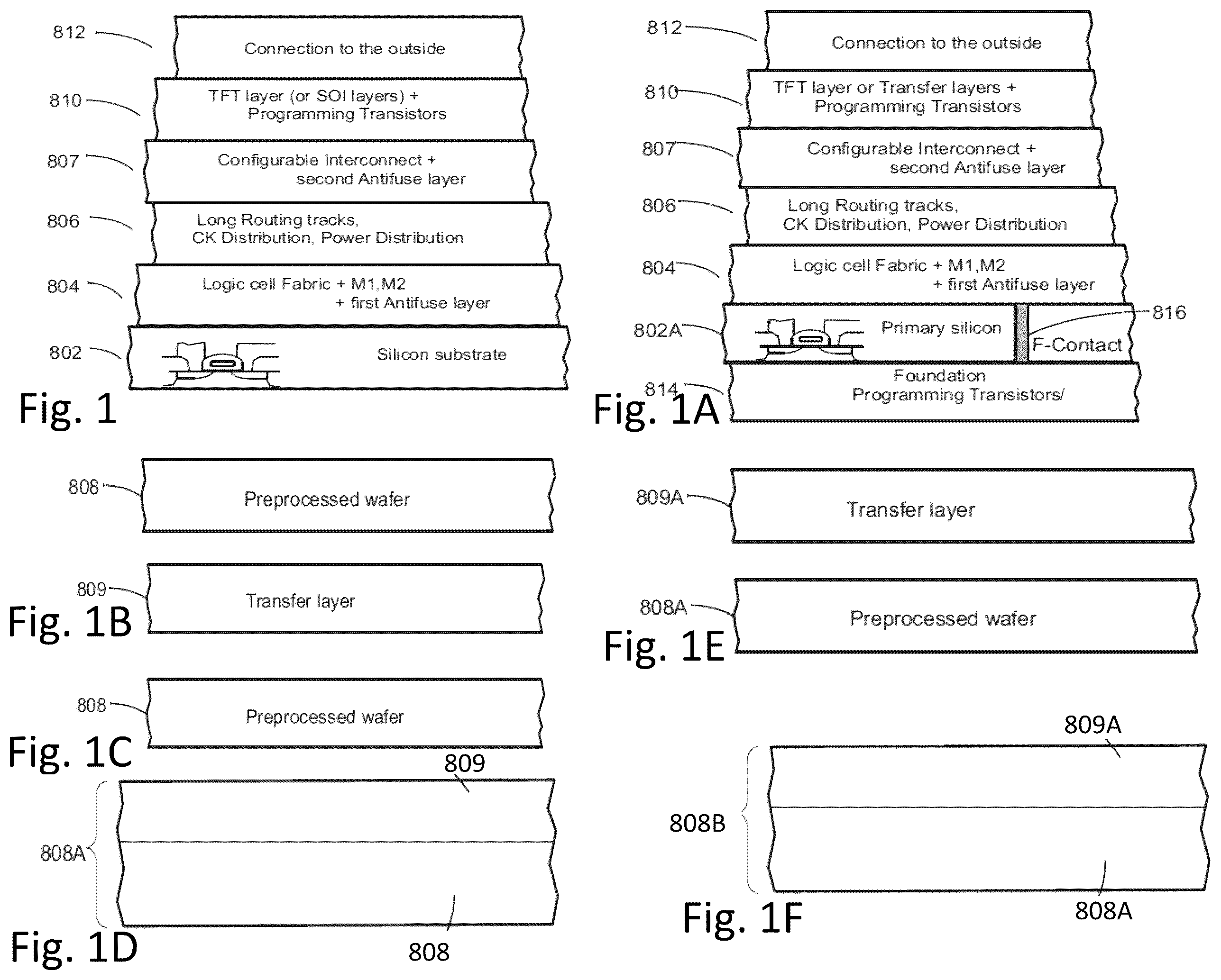 Patent US12564006 — 3D semiconductor device and structure with memory cells and multiple metal layers — Figure 1