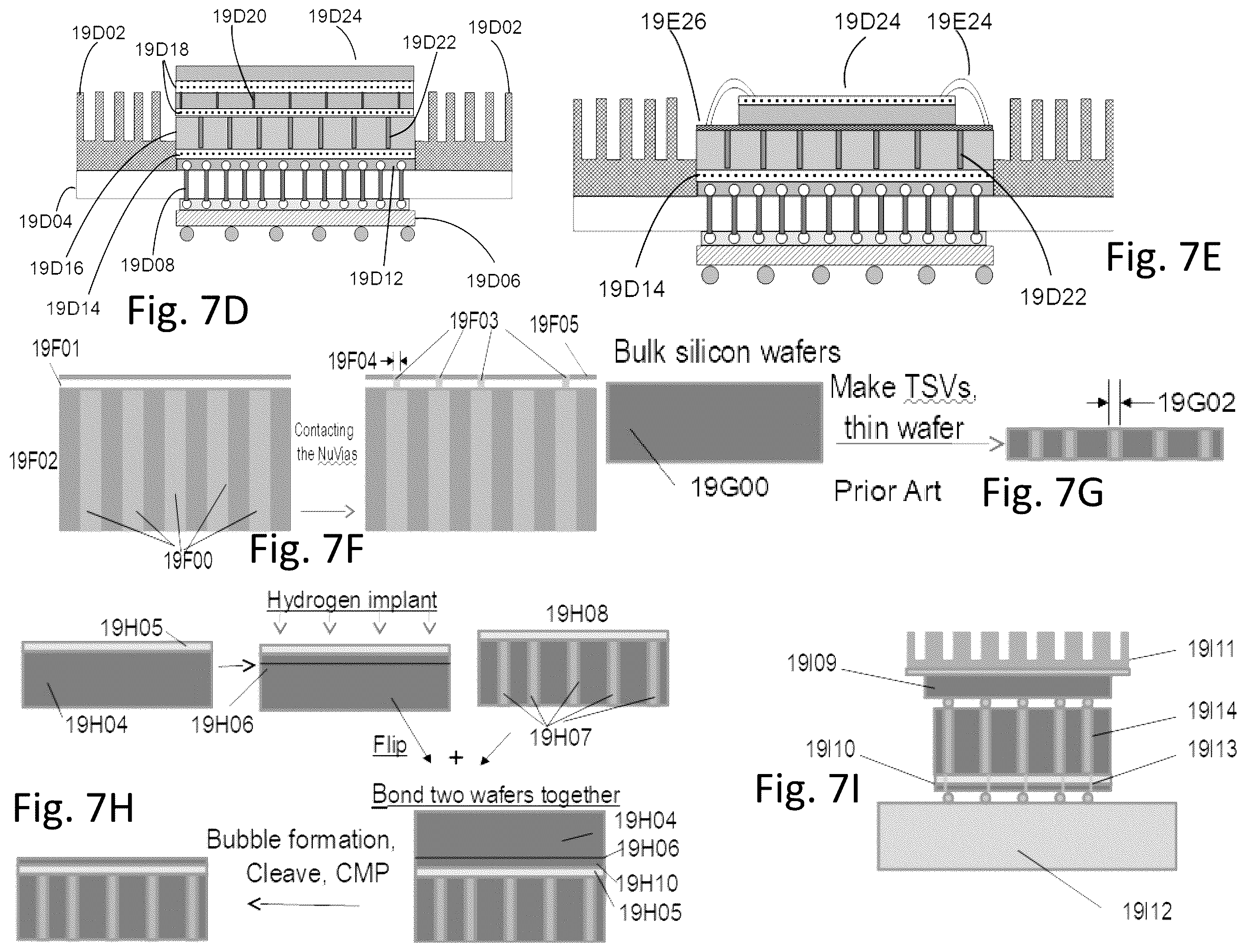 Patent US12564006 Figure 7 – 3D semiconductor device and structure with memory cells and multiple metal layers