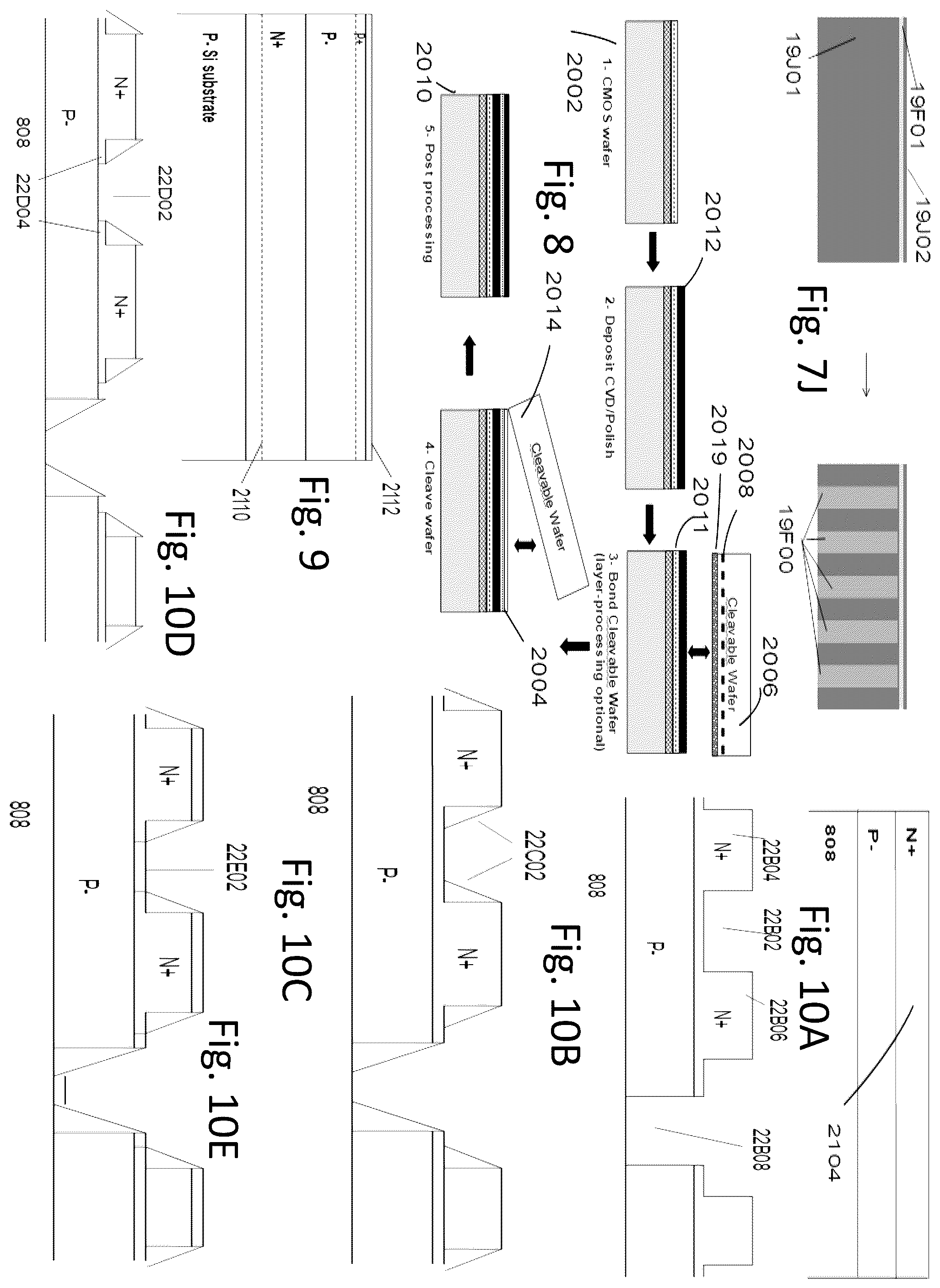 Patent US12564006 Figure 8 – 3D semiconductor device and structure with memory cells and multiple metal layers
