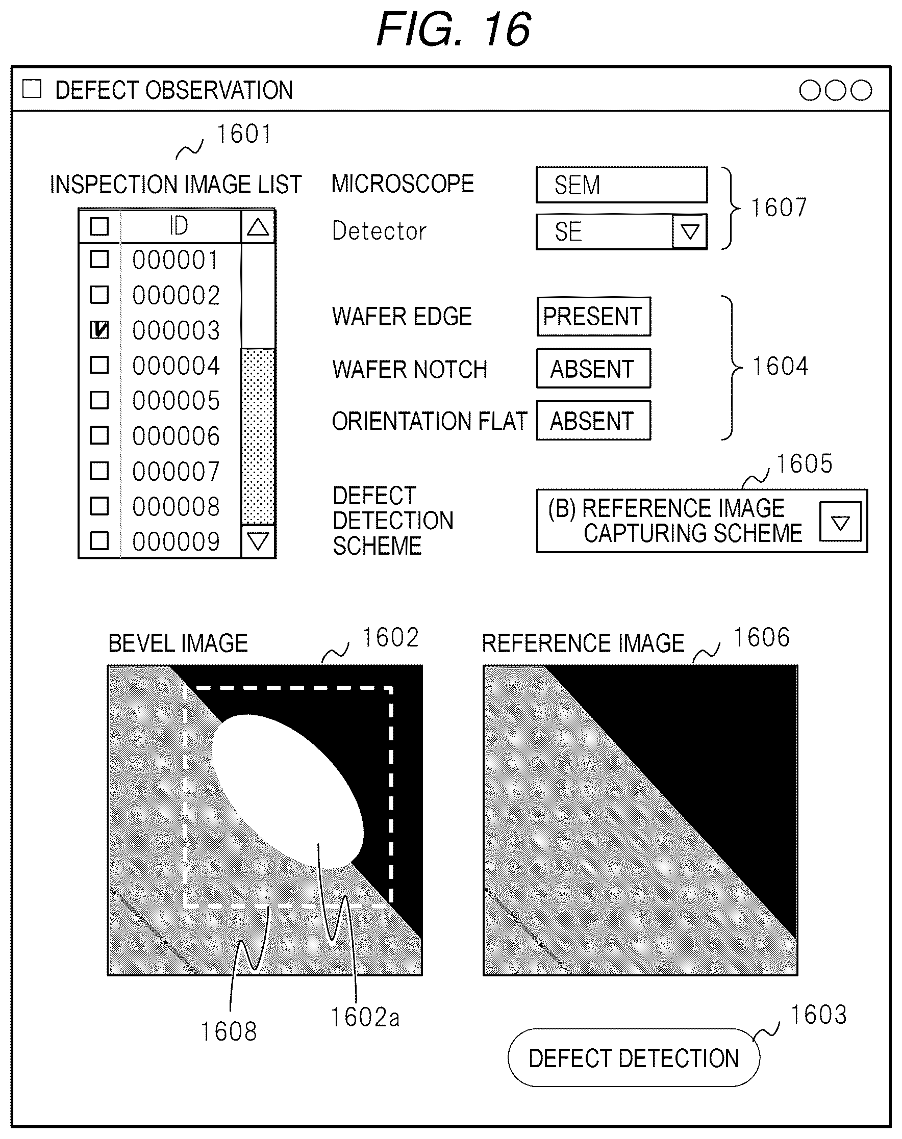Patent US12564016 Figure 15 – Defect observation method, apparatus, and program