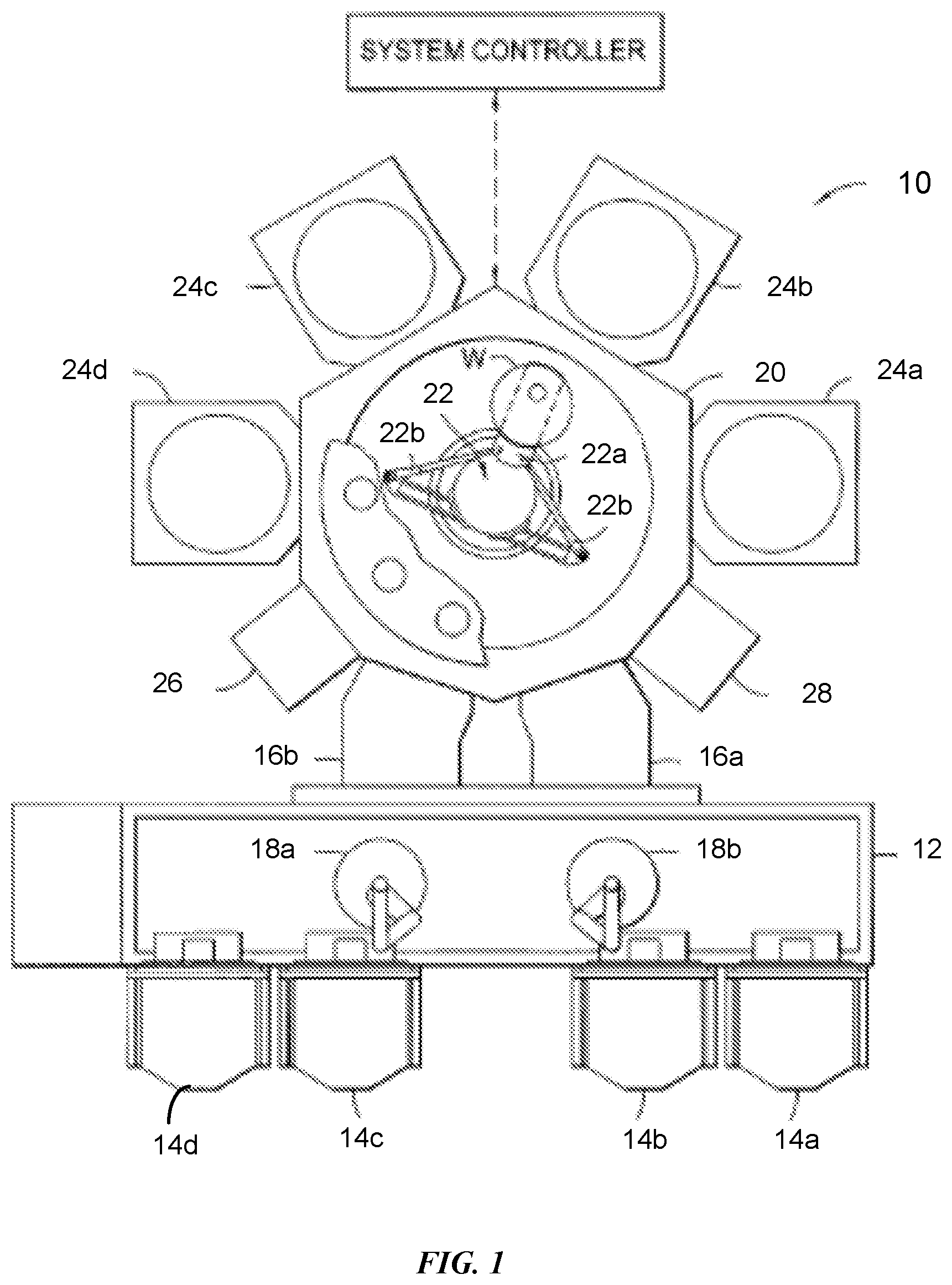 Patent US12564022 Figure 1 – Carbon hardmask opening using boron nitride mask