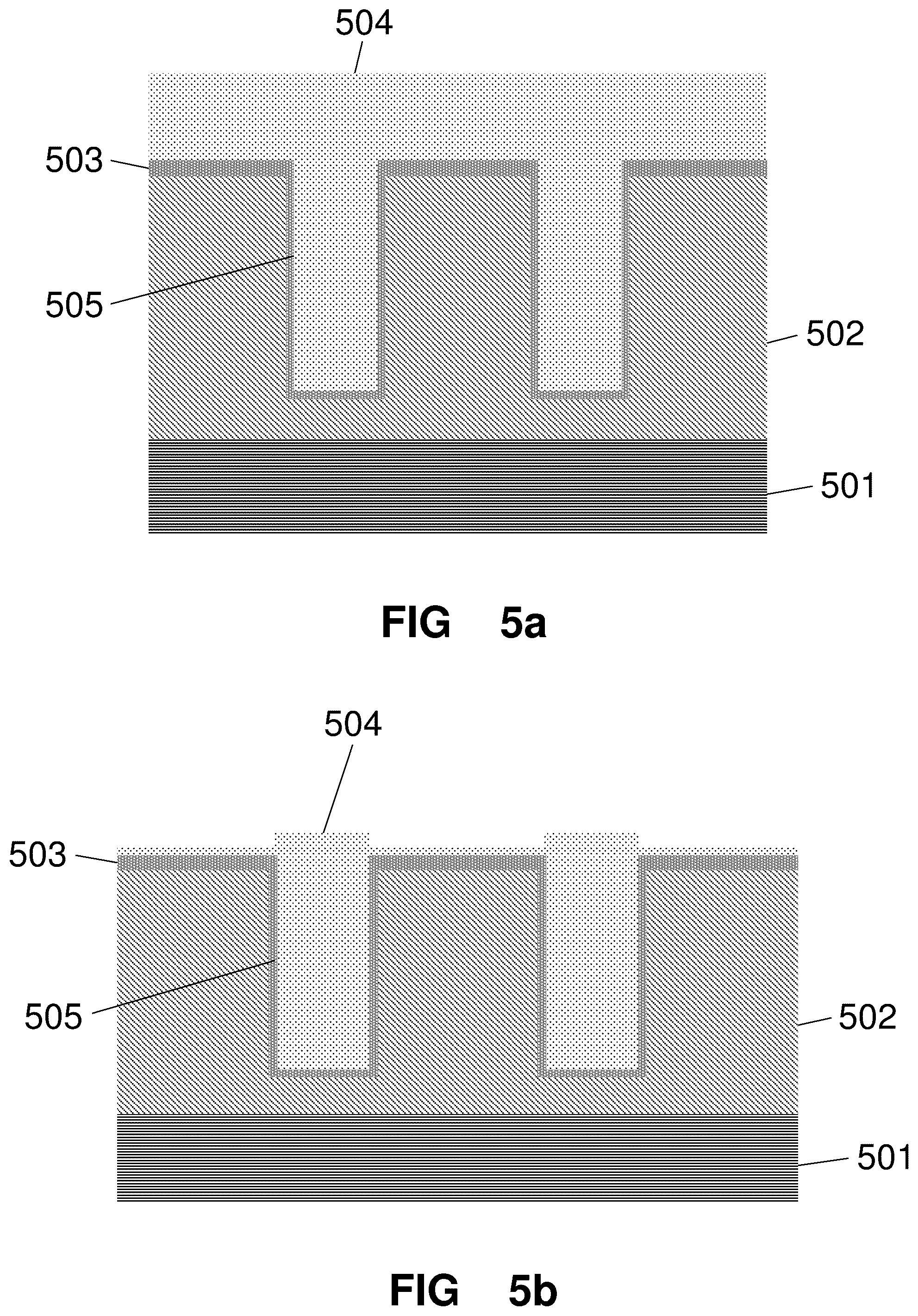 Patent US12564026 Figure 5 – Method of removing barrier layer