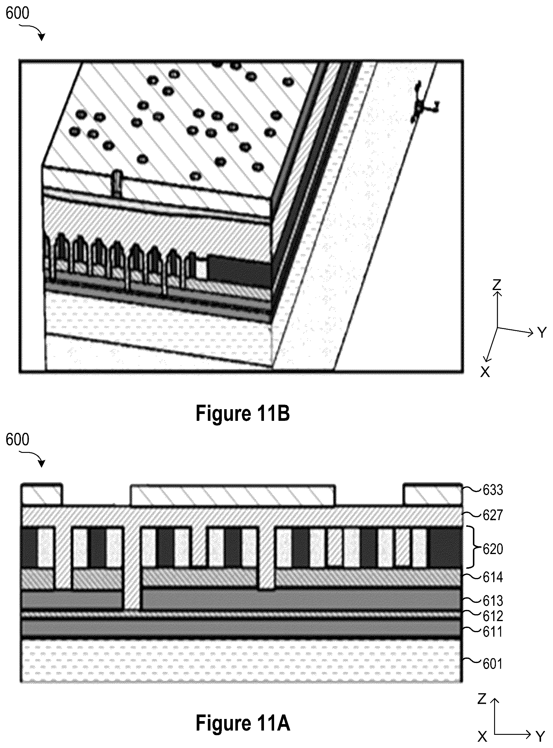 Patent US12564027 Figure 13 – Top-down self-alignment of vias in a semiconductor device for sub-22NM pitch metals