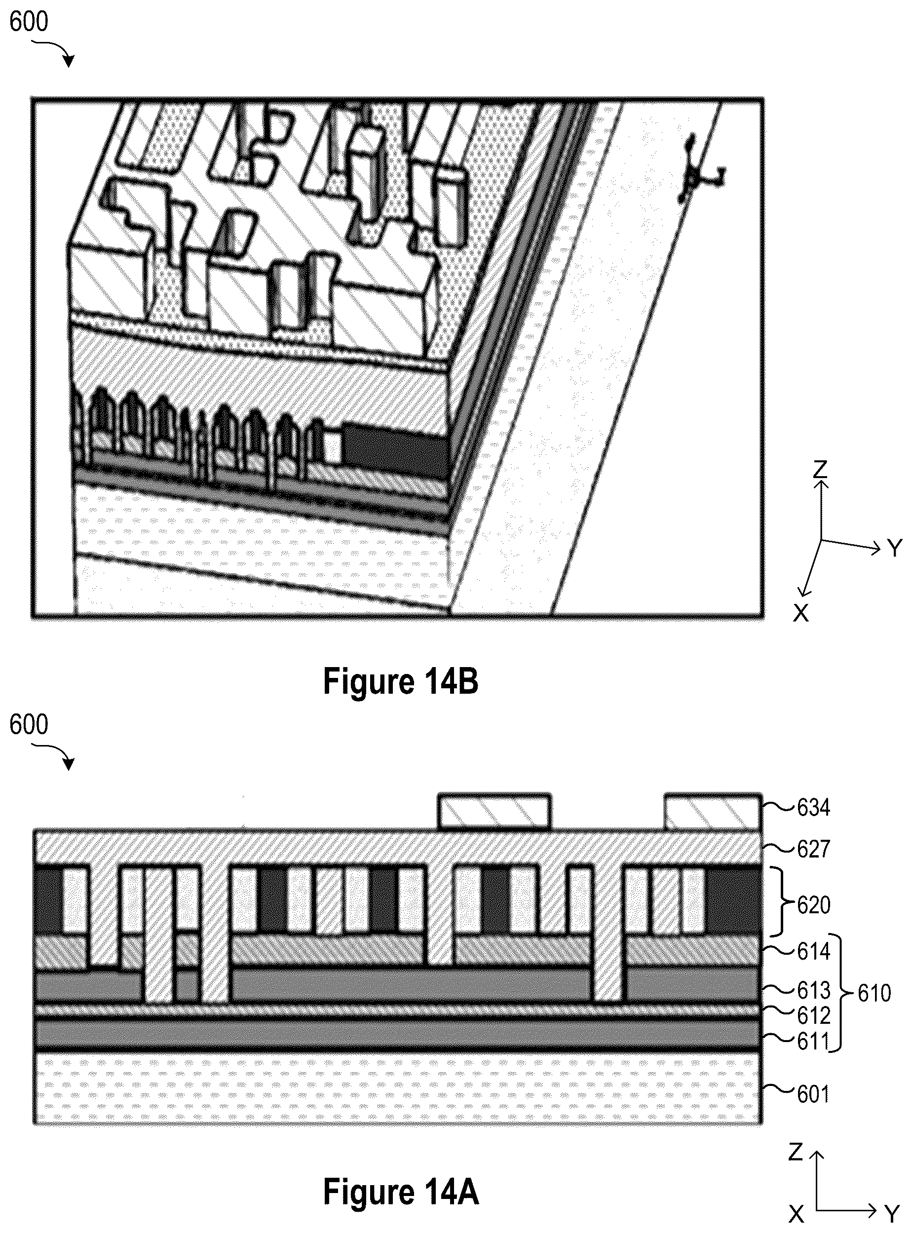 Patent US12564027 Figure 16 – Top-down self-alignment of vias in a semiconductor device for sub-22NM pitch metals