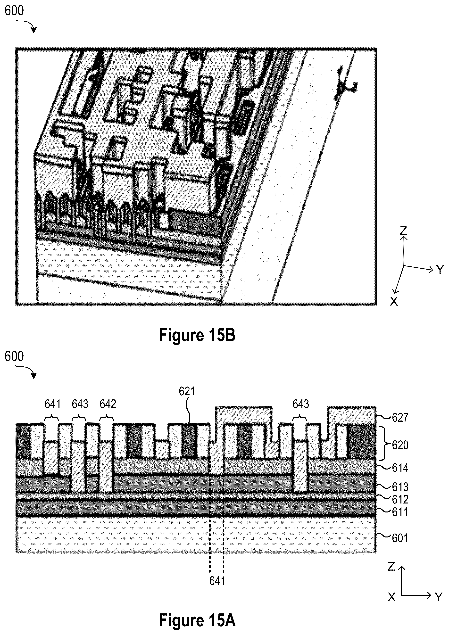 Patent US12564027 Figure 17 – Top-down self-alignment of vias in a semiconductor device for sub-22NM pitch metals