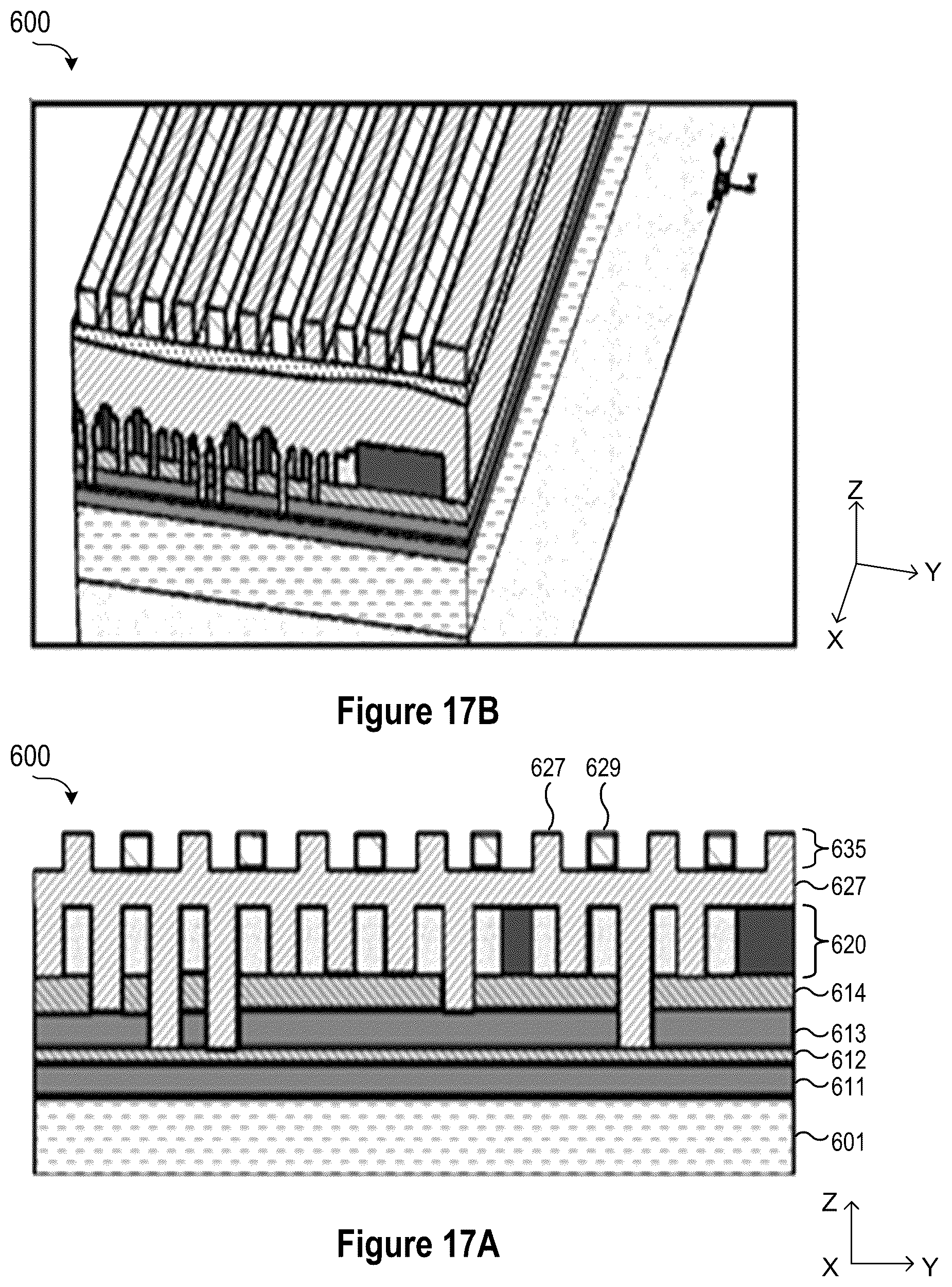 Patent US12564027 Figure 19 – Top-down self-alignment of vias in a semiconductor device for sub-22NM pitch metals