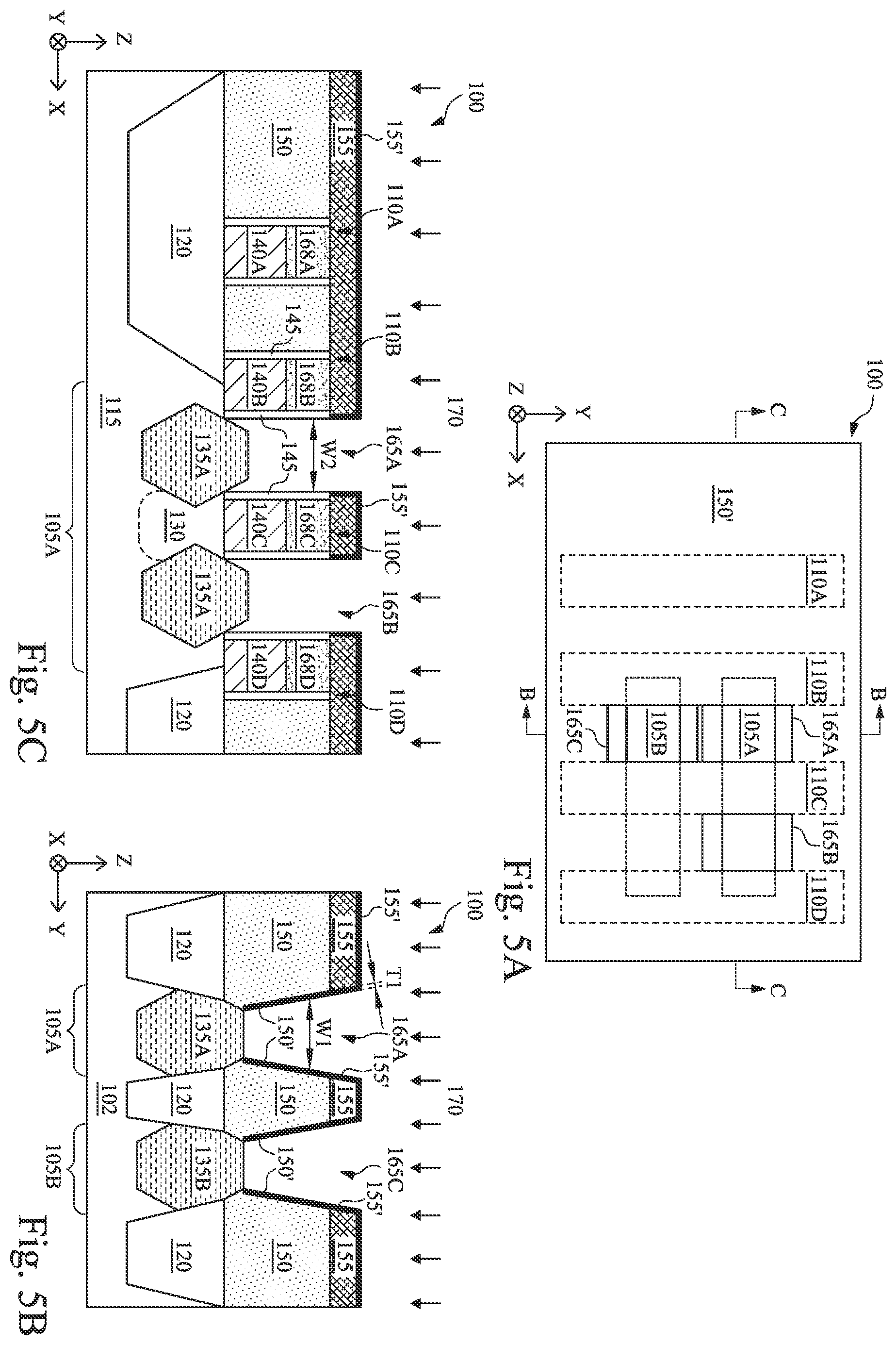 Patent US12564028 Figure 5 – Dielectric layers having nitrogen-containing crusted surfaces