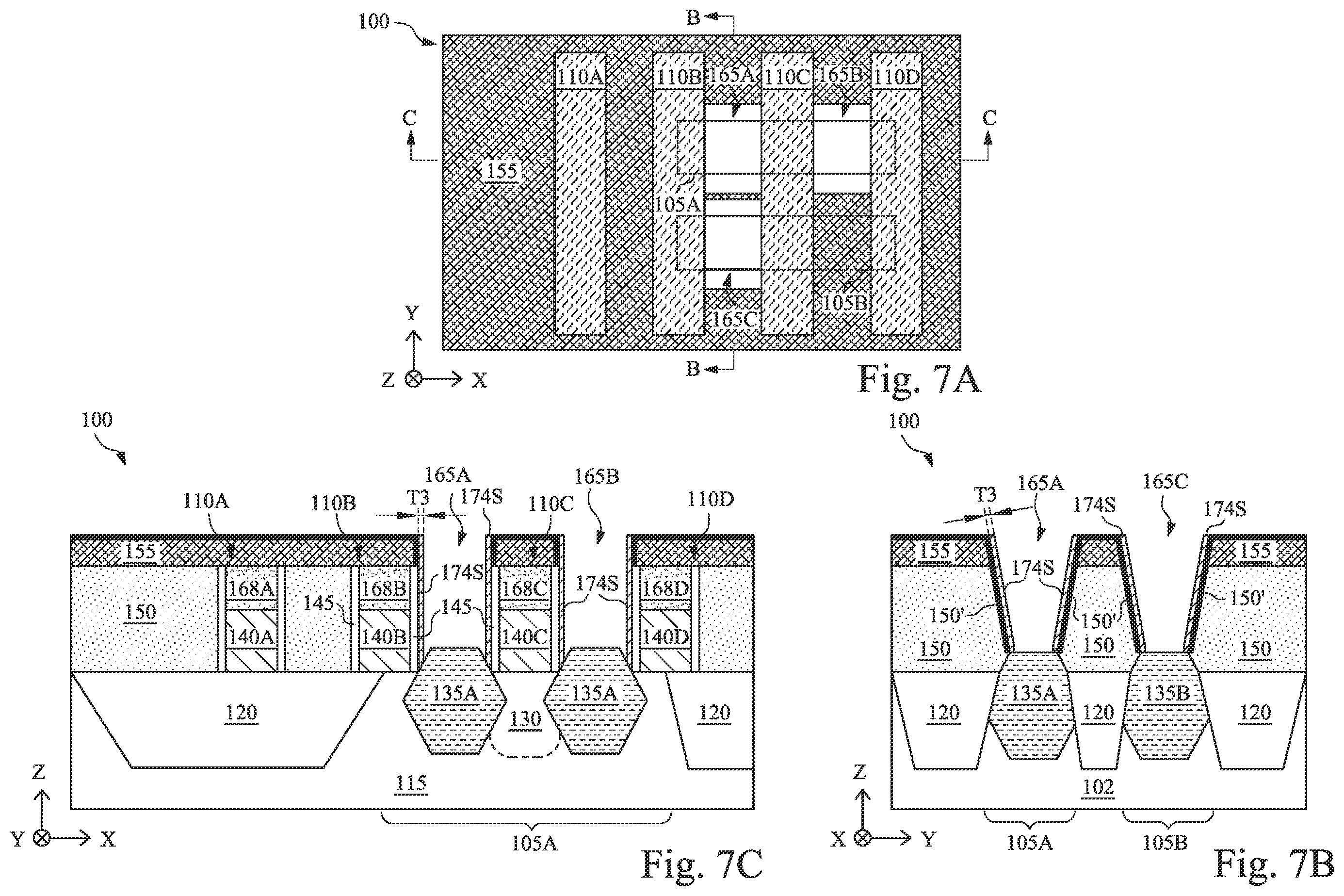 Patent US12564028 Figure 7 – Dielectric layers having nitrogen-containing crusted surfaces