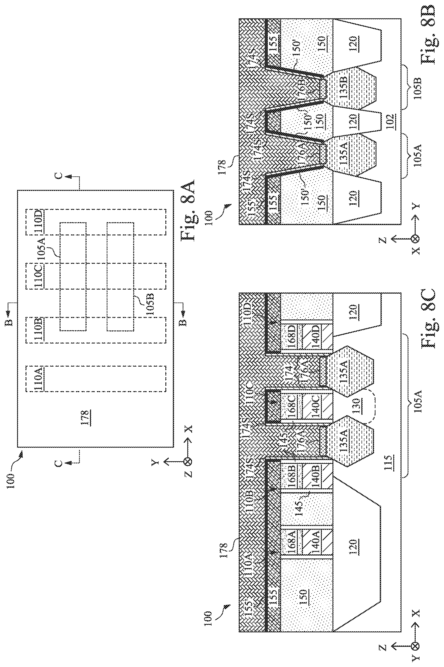 Patent US12564028 Figure 8 – Dielectric layers having nitrogen-containing crusted surfaces
