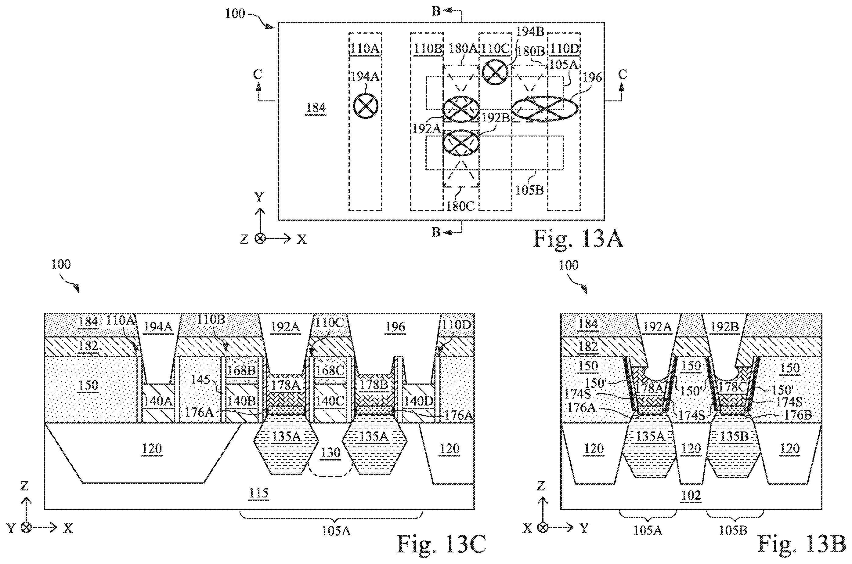 Patent US12564028 Figure 13 – Dielectric layers having nitrogen-containing crusted surfaces