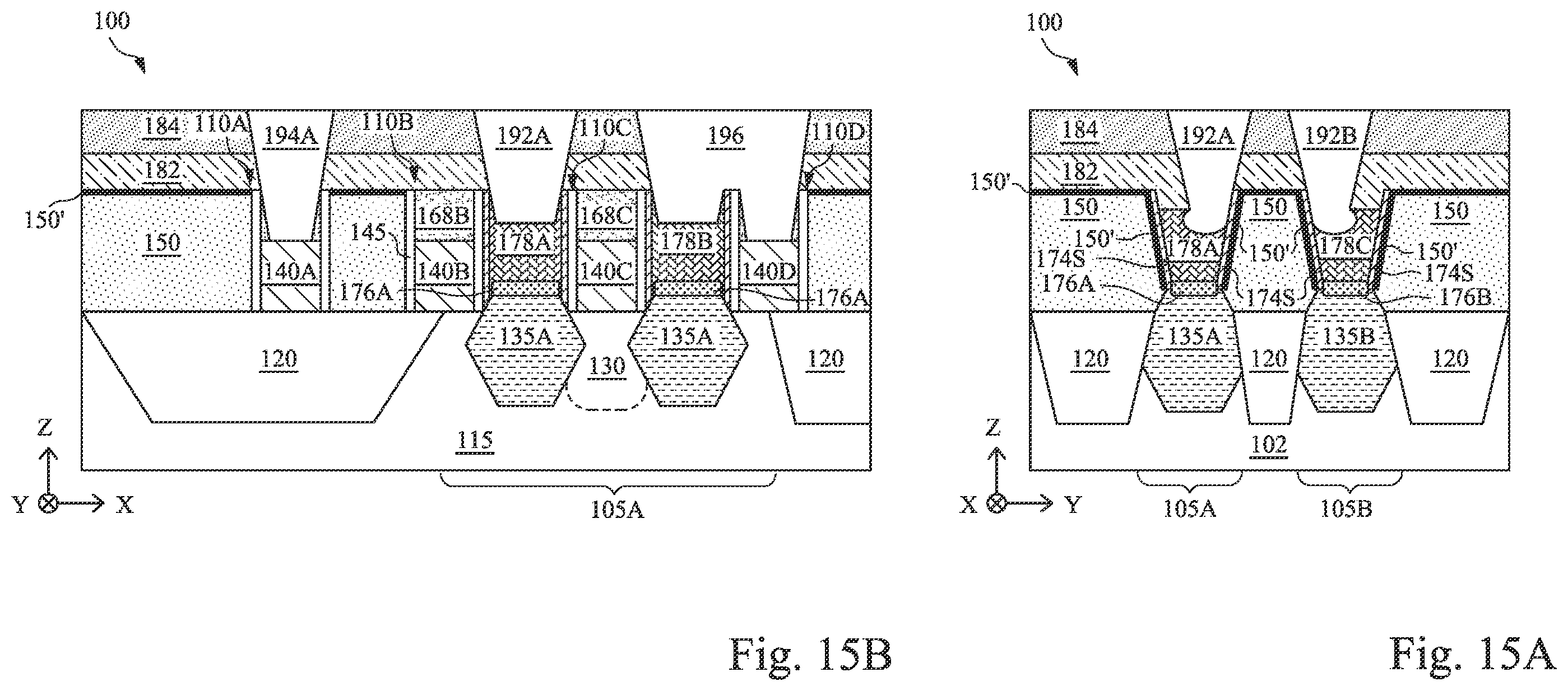 Patent US12564028 Figure 15 – Dielectric layers having nitrogen-containing crusted surfaces