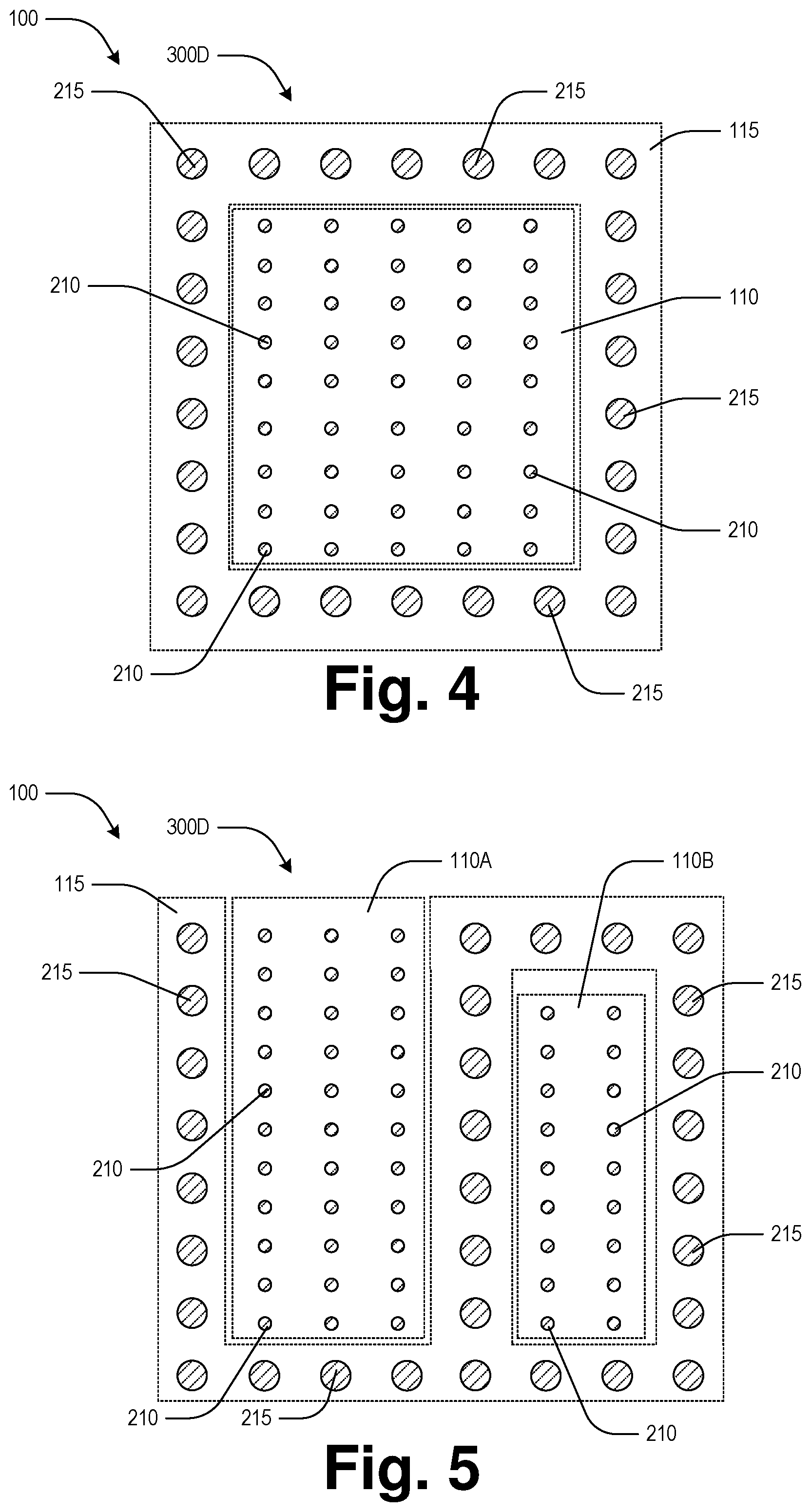 Patent US12564033 Figure 3 – Semiconductor device with through substrate conductive pillars having different cross-sectional areas and method of making