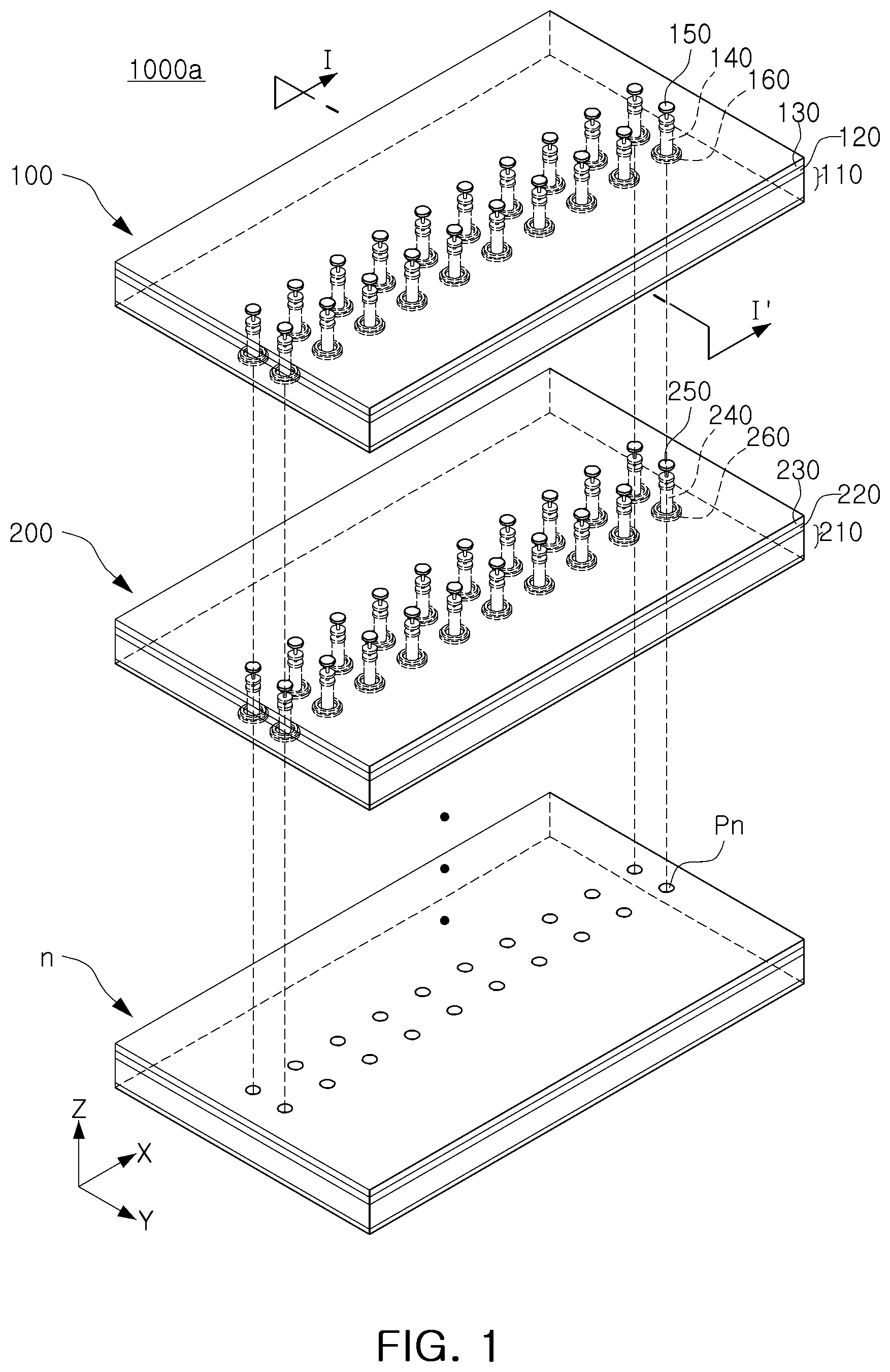 Patent US12564034 Figure 1 – Semiconductor packages