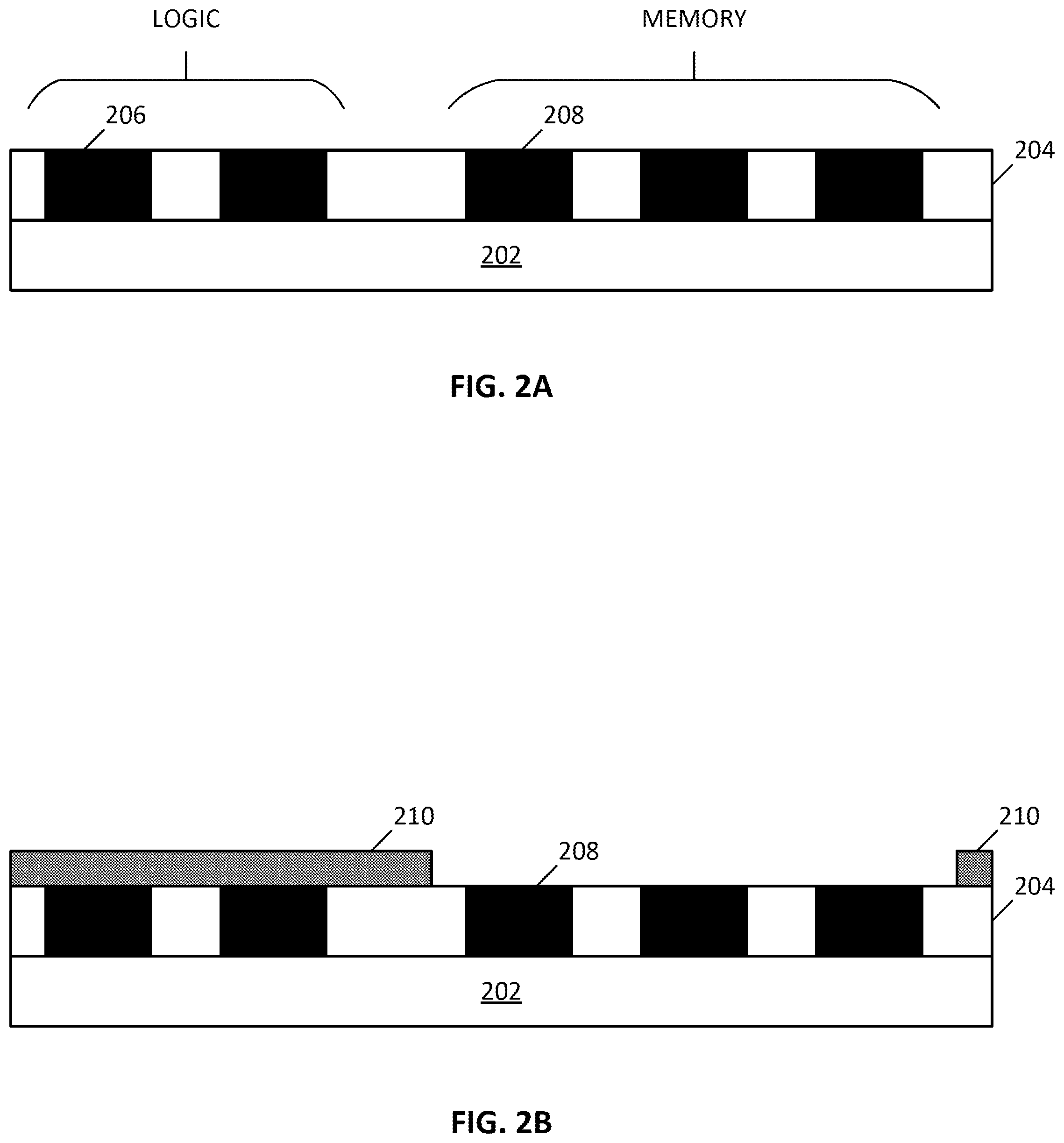 Patent US12564035 Figure 2 – Airgaps used in backend memory structures