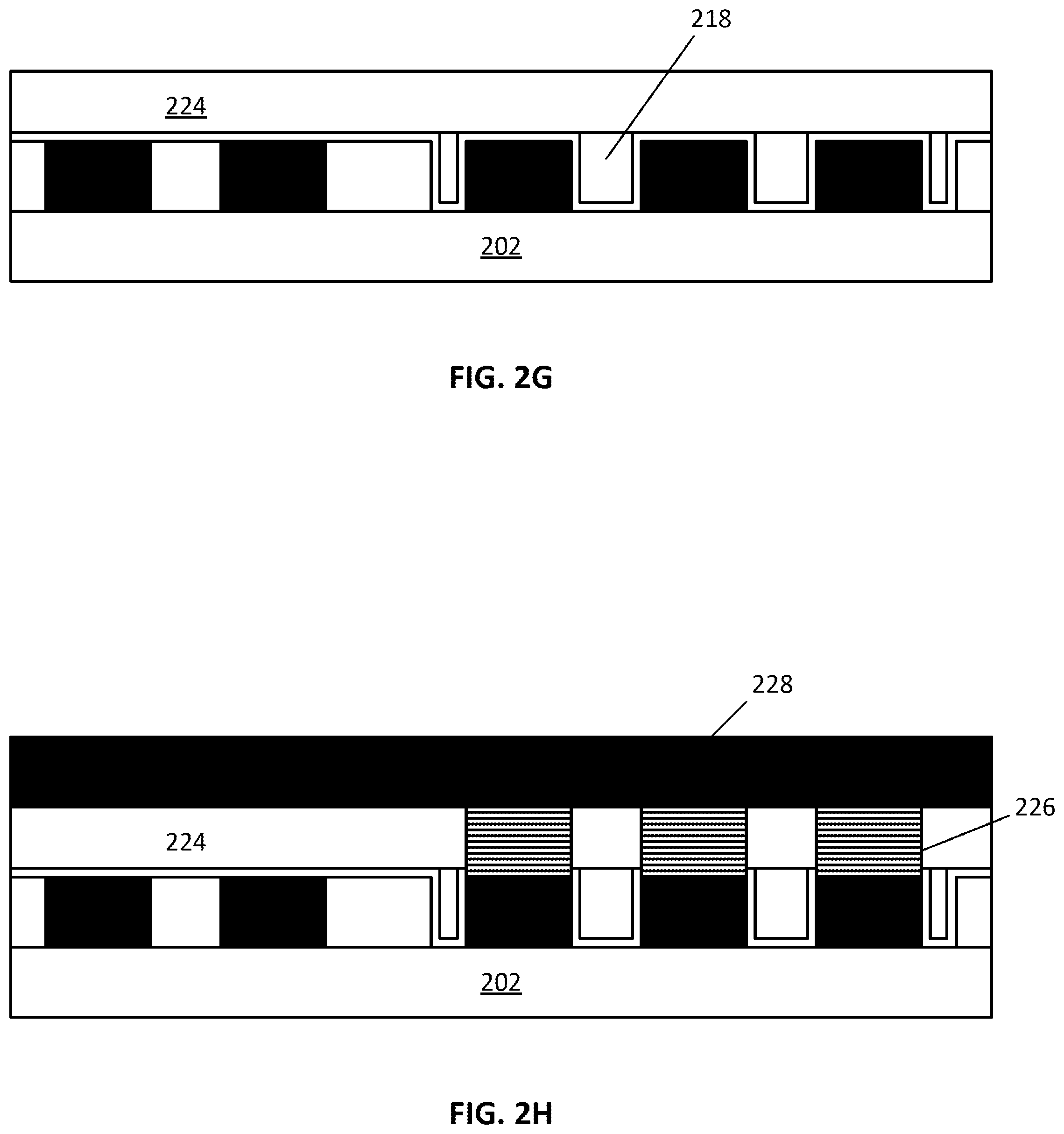 Patent US12564035 Figure 5 – Airgaps used in backend memory structures