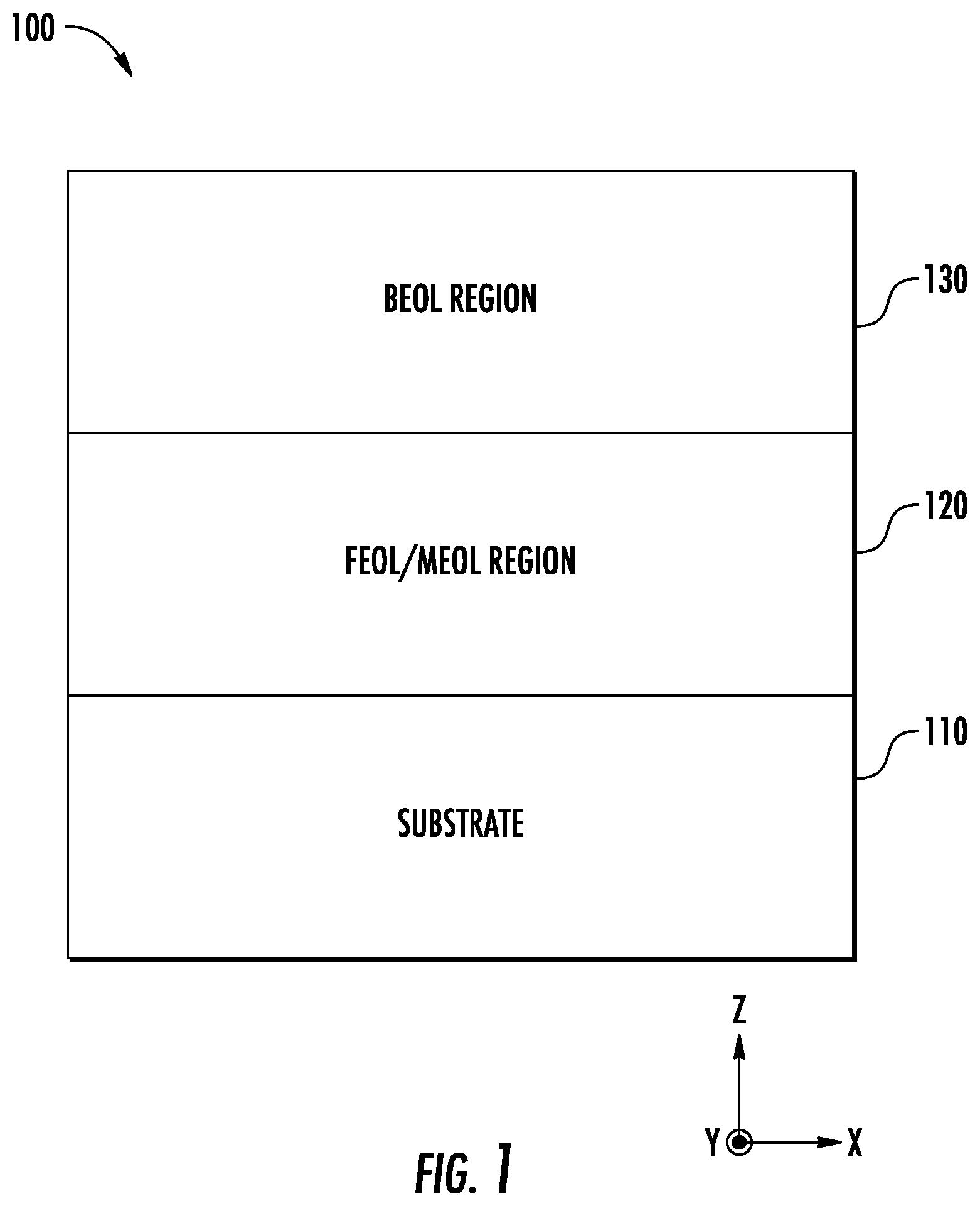 Patent US12564036 — Integrated circuit devices including via structures having a narrow upper portion, and related fabrication methods — Figure 1