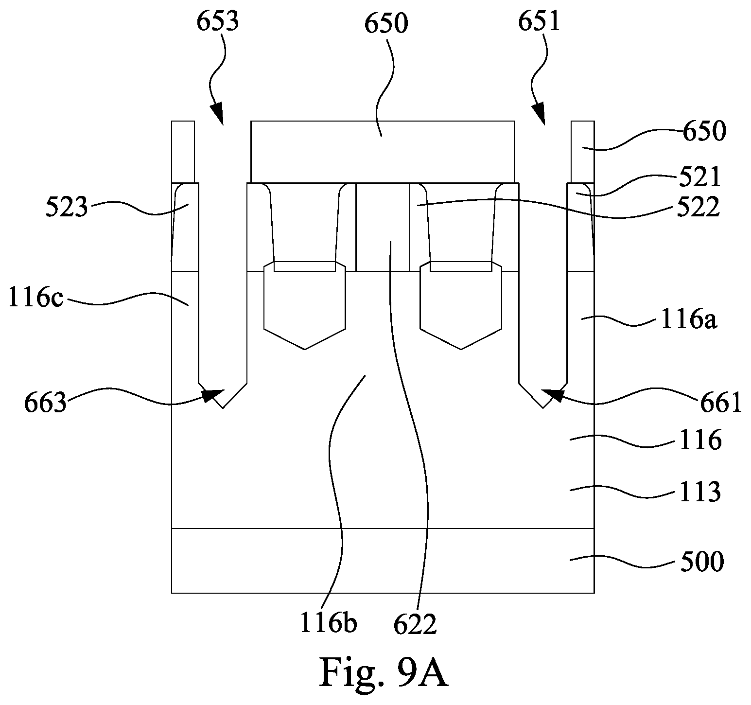 Patent US12564037 Figure 13 – Semiconductor device with source/drain via