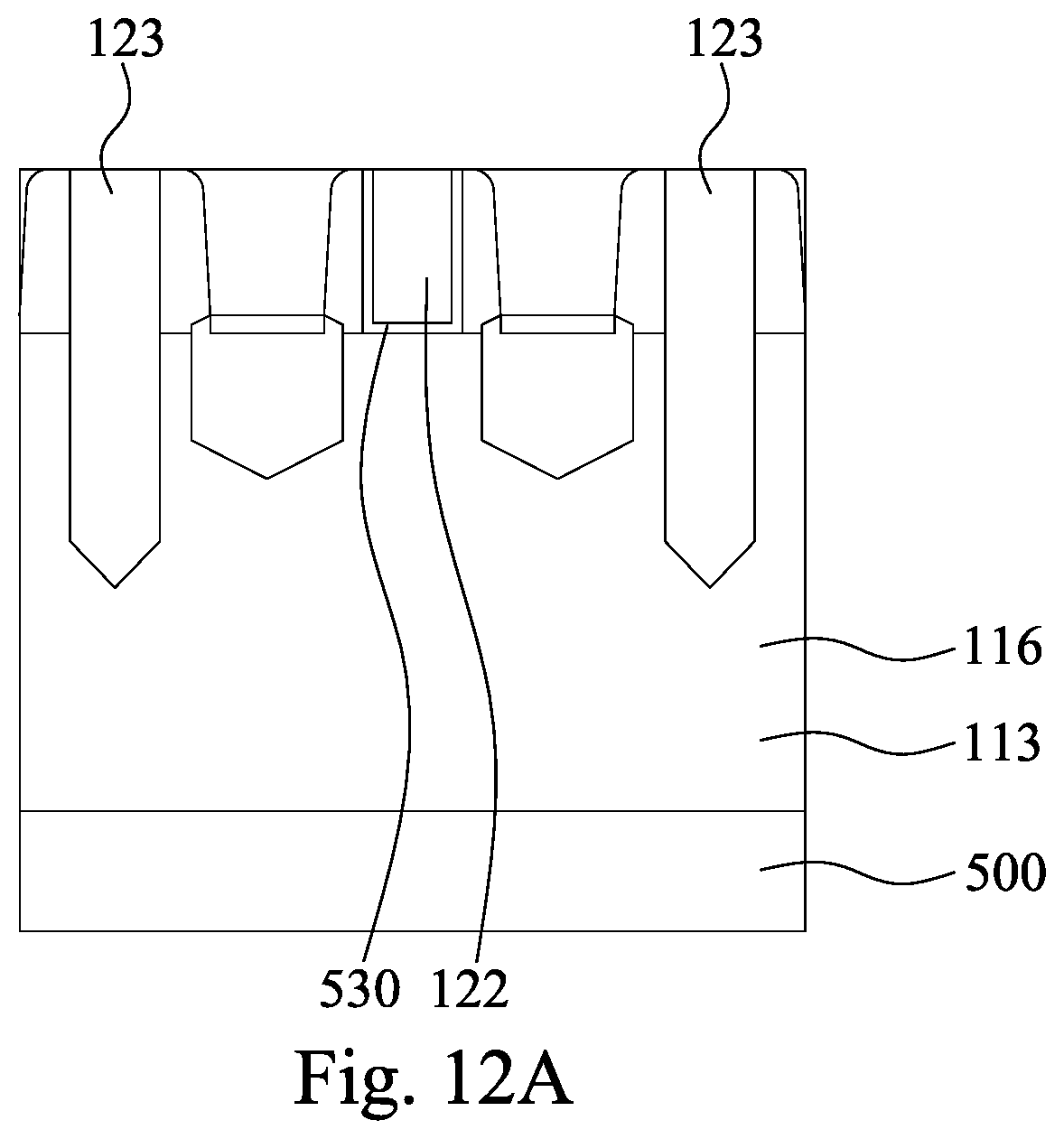 Patent US12564037 Figure 19 – Semiconductor device with source/drain via