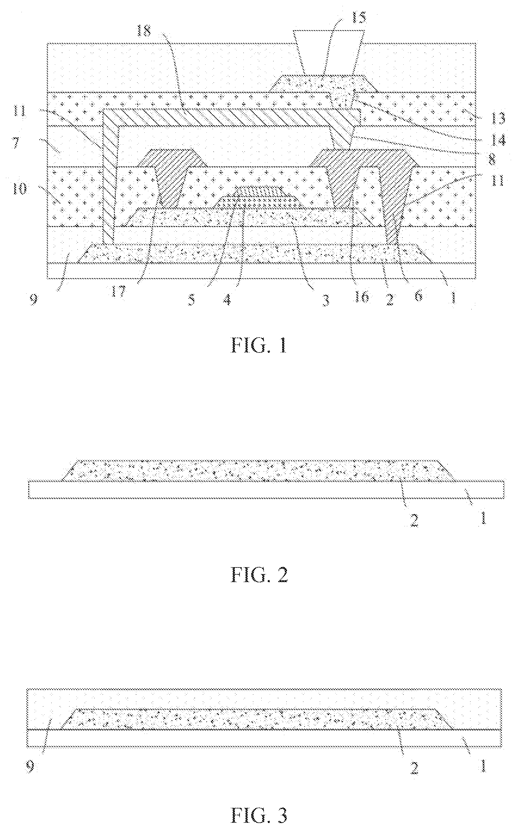 Patent US12564038 Figure 1 – Thin film transistor array substrate, manufacturing method, and display panel