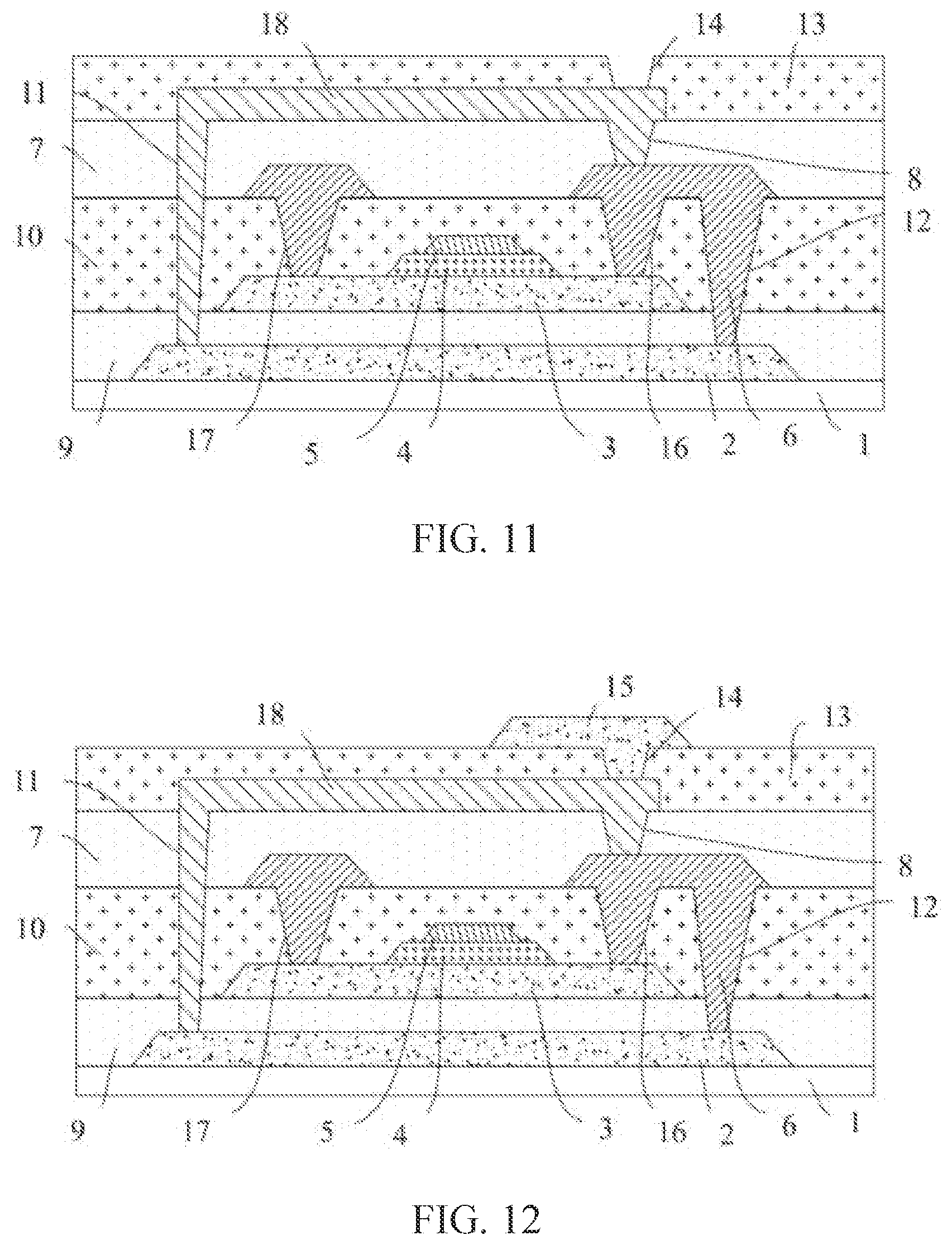 Patent US12564038 Figure 5 – Thin film transistor array substrate, manufacturing method, and display panel