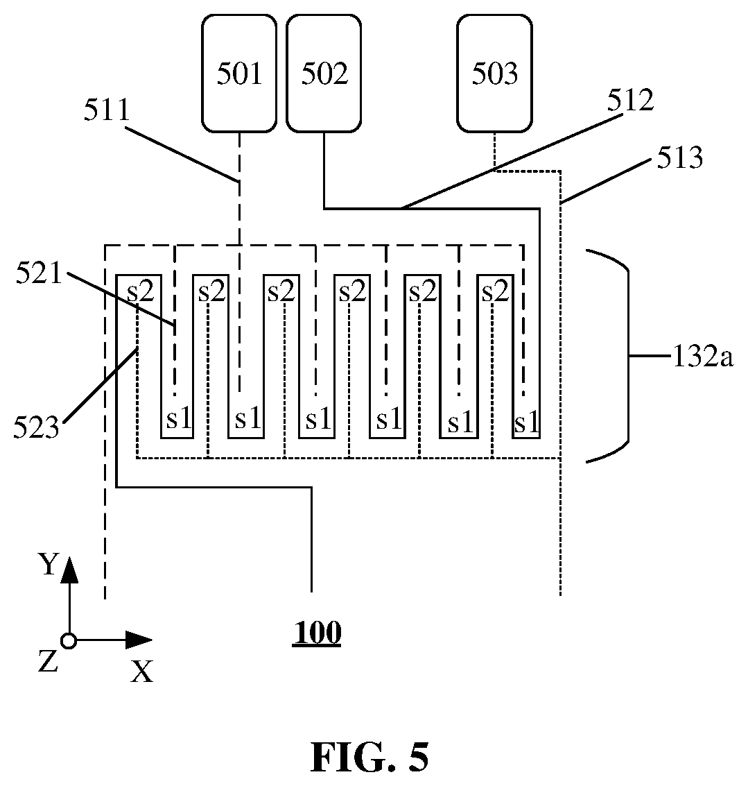 Patent US12564042 Figure 5 – Semiconductor structure and layout structure