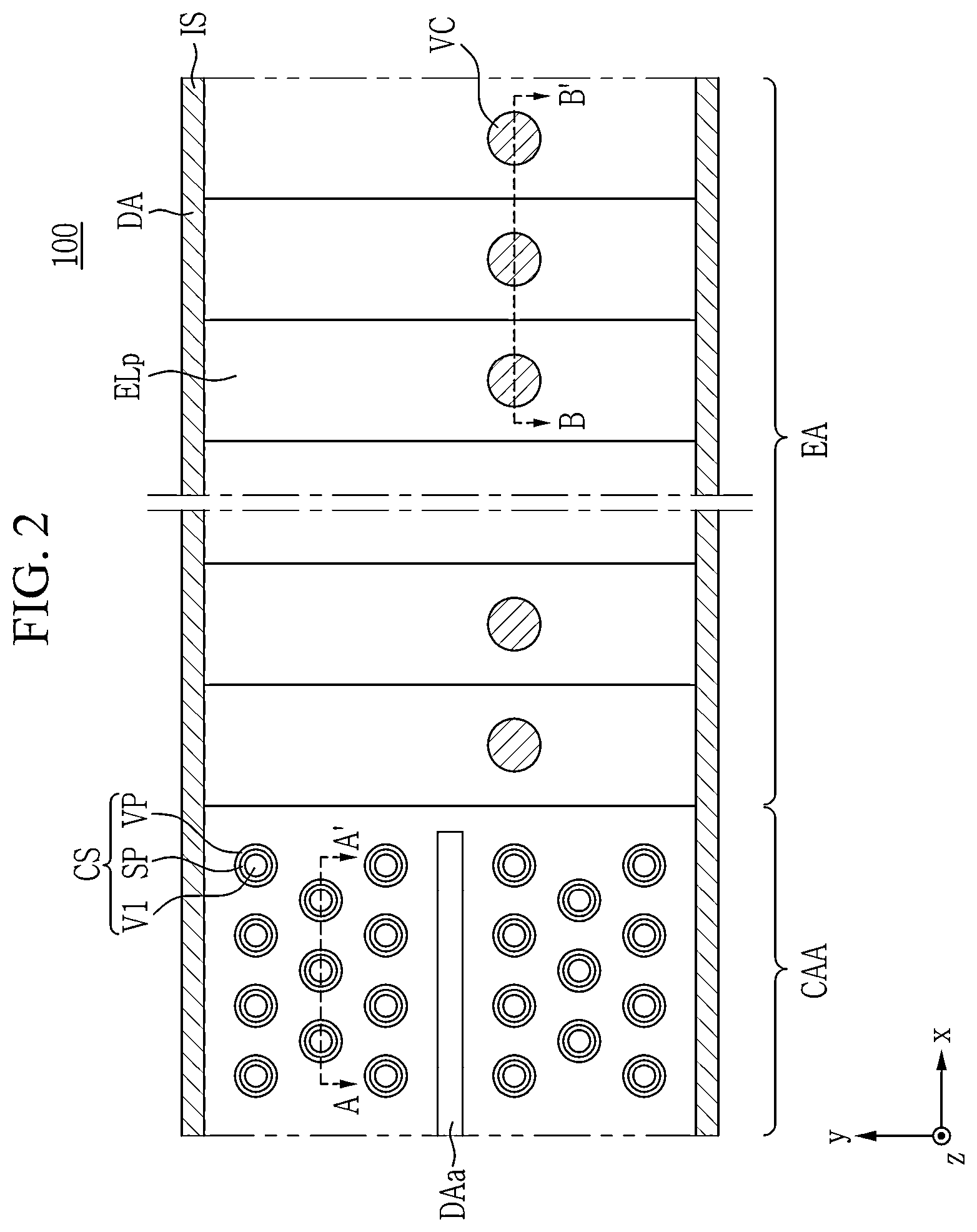 Patent US12564044 Figure 2 – Non-volatile memory device, method for fabricating the same and electronic system including the same