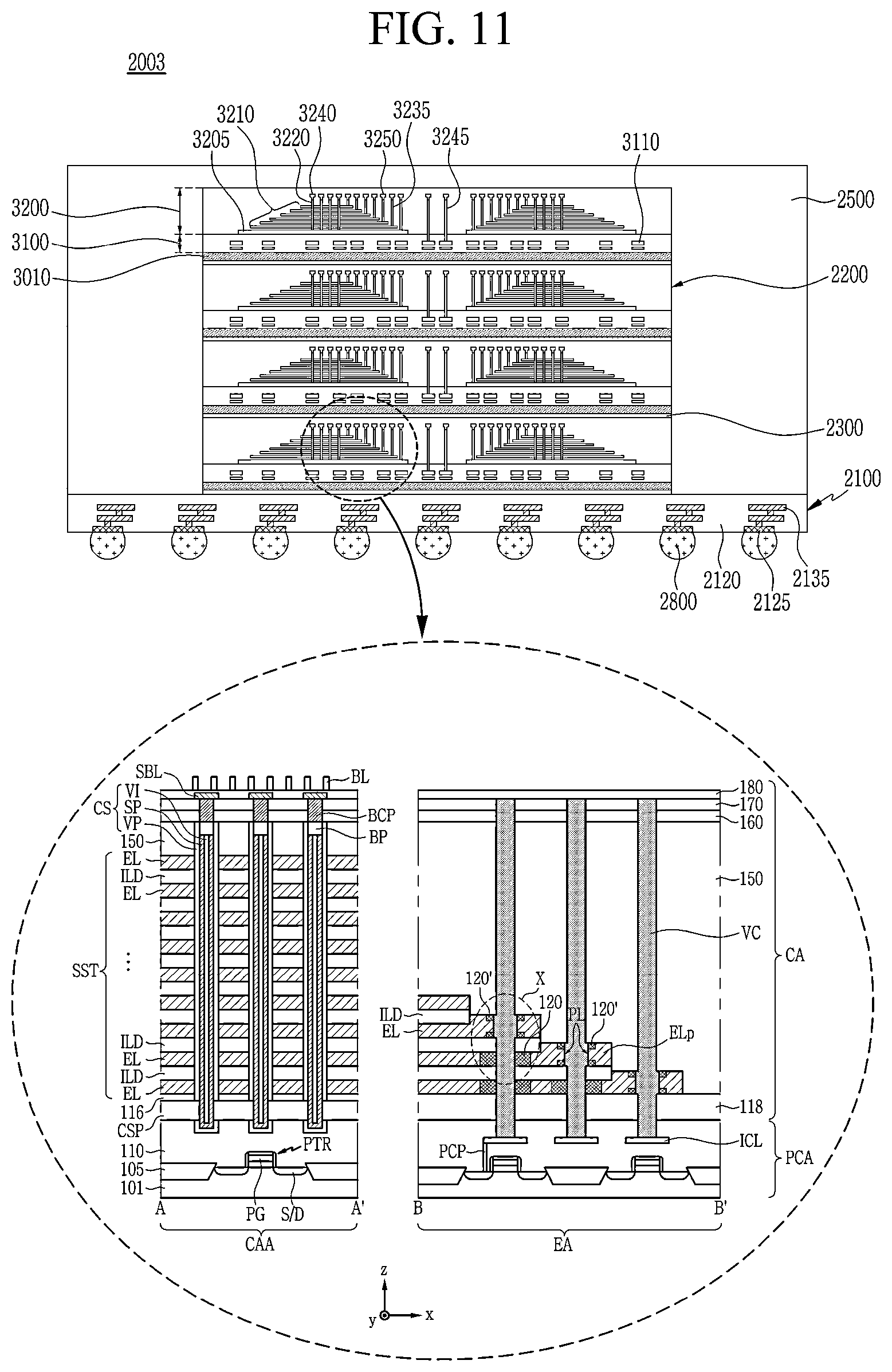 Patent US12564044 Figure 18 – Non-volatile memory device, method for fabricating the same and electronic system including the same