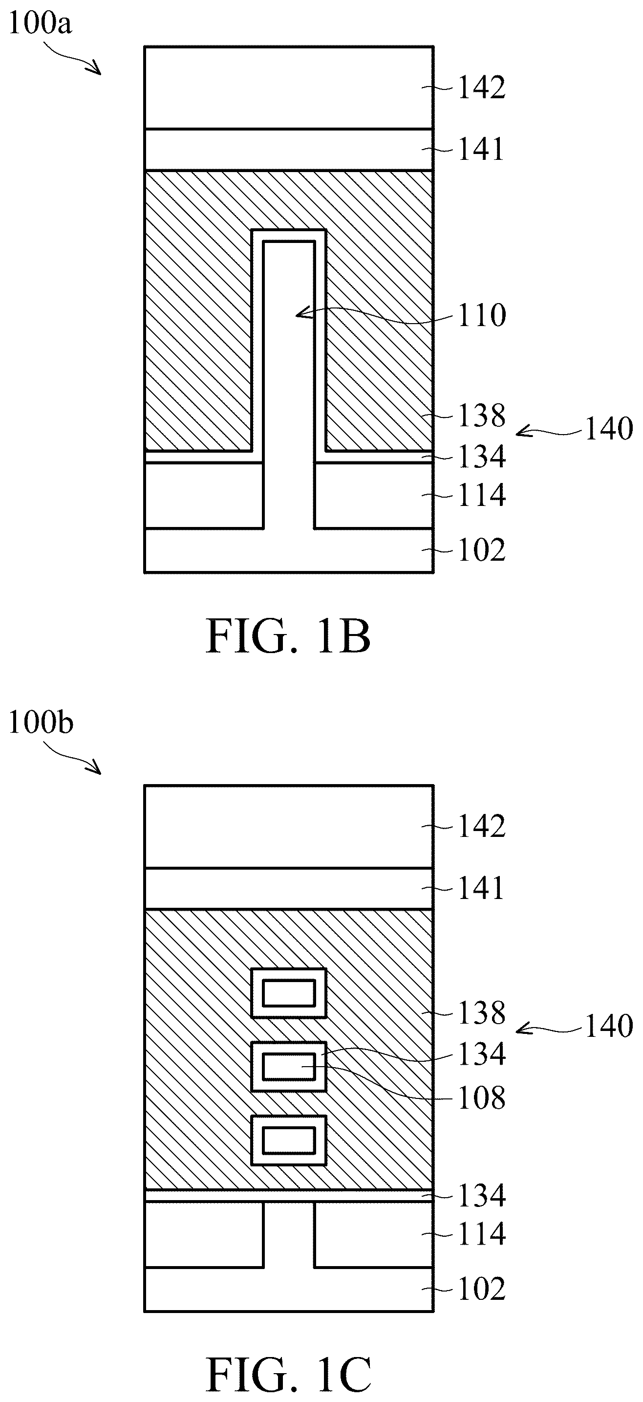 Patent US12564045 Figure 2 – Semiconductor device structure with interconnect structure having air gap